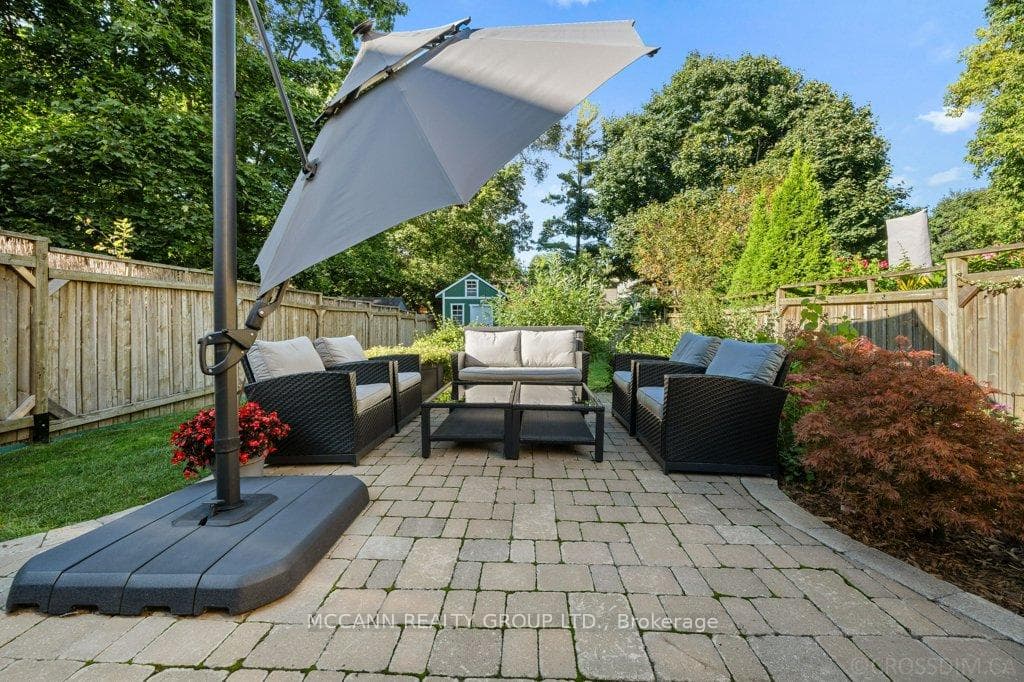 Interlocking patio