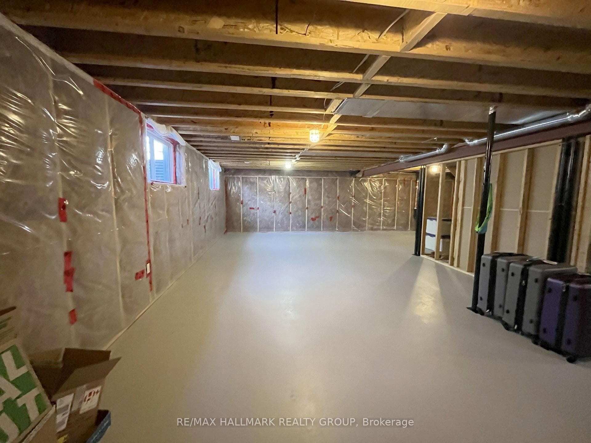 Basement with Full Size Windows