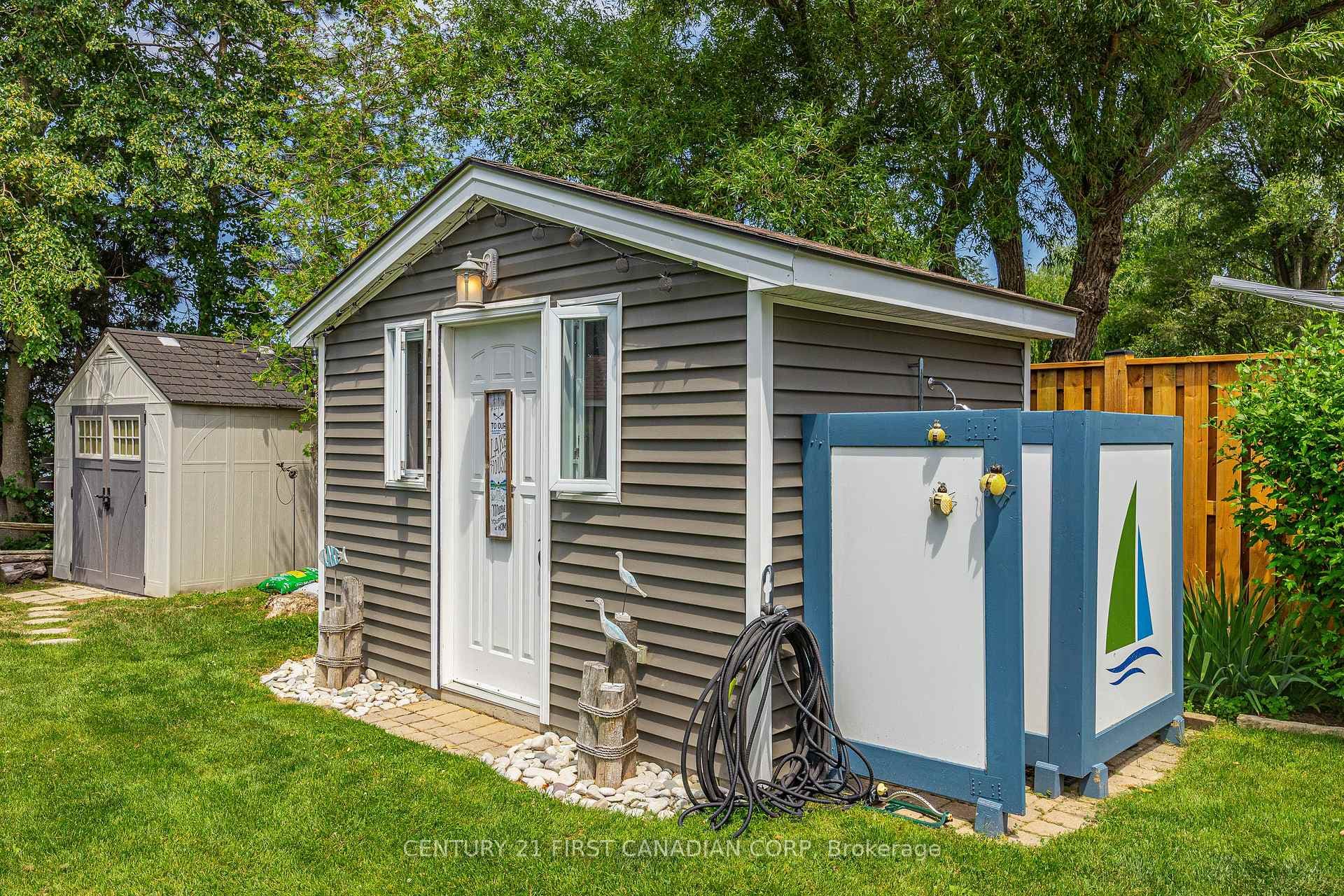 Heated Outdoor Shower & Bunkie