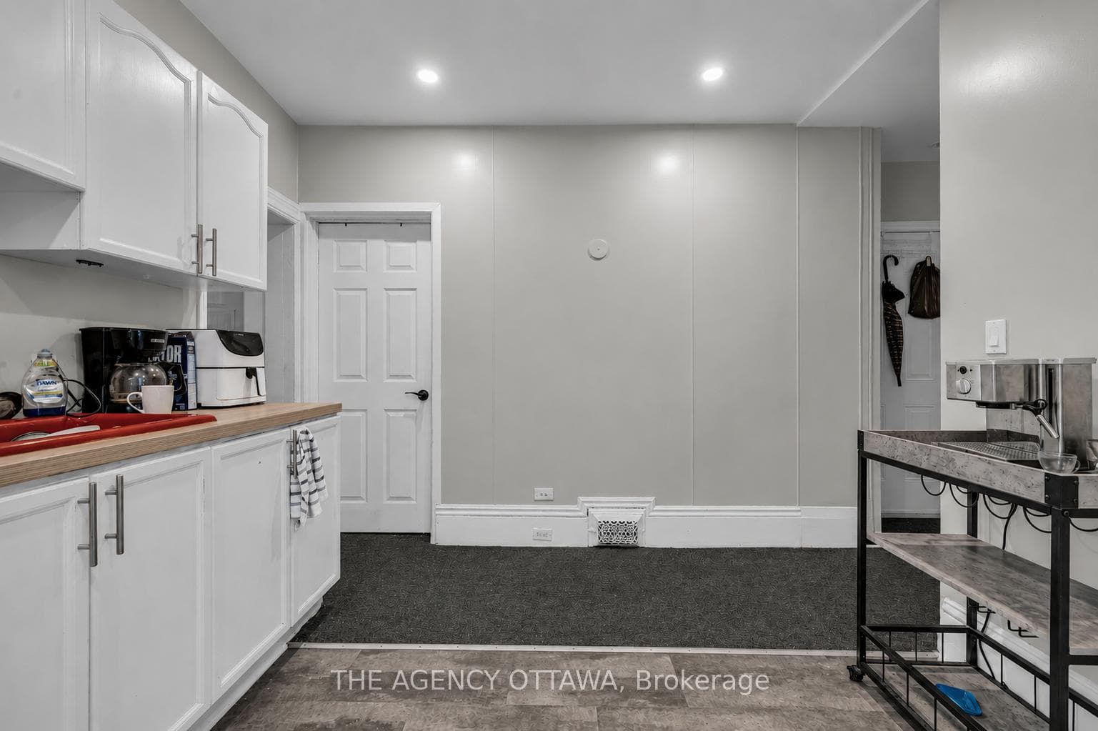 Second Kitchen (Unit #2) + Hallway to Laundry