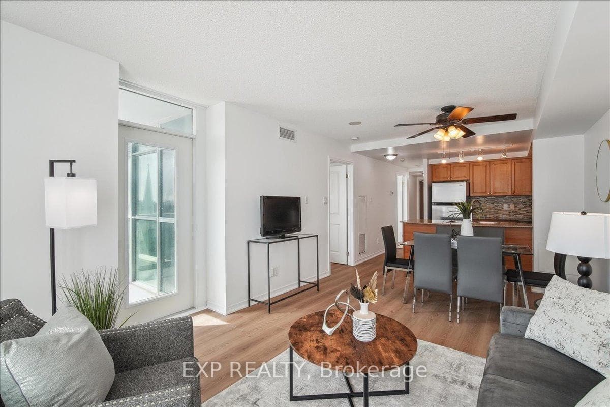 Living & Dining Room with Balcony