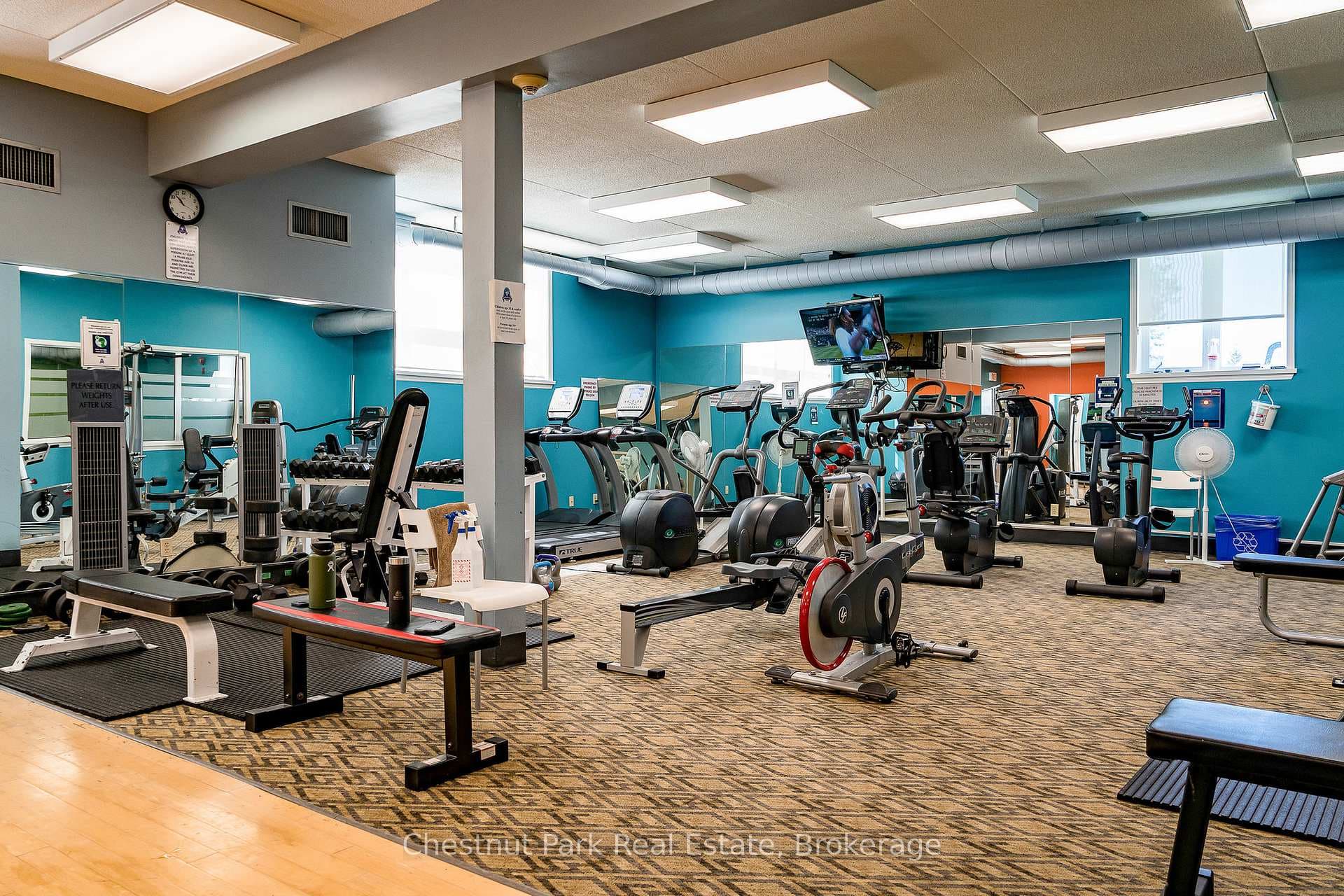 Lighthouse Point exercise room