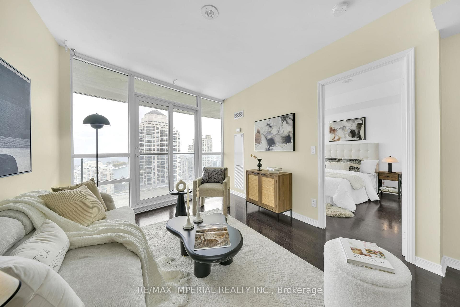 Living room and Master bedroom