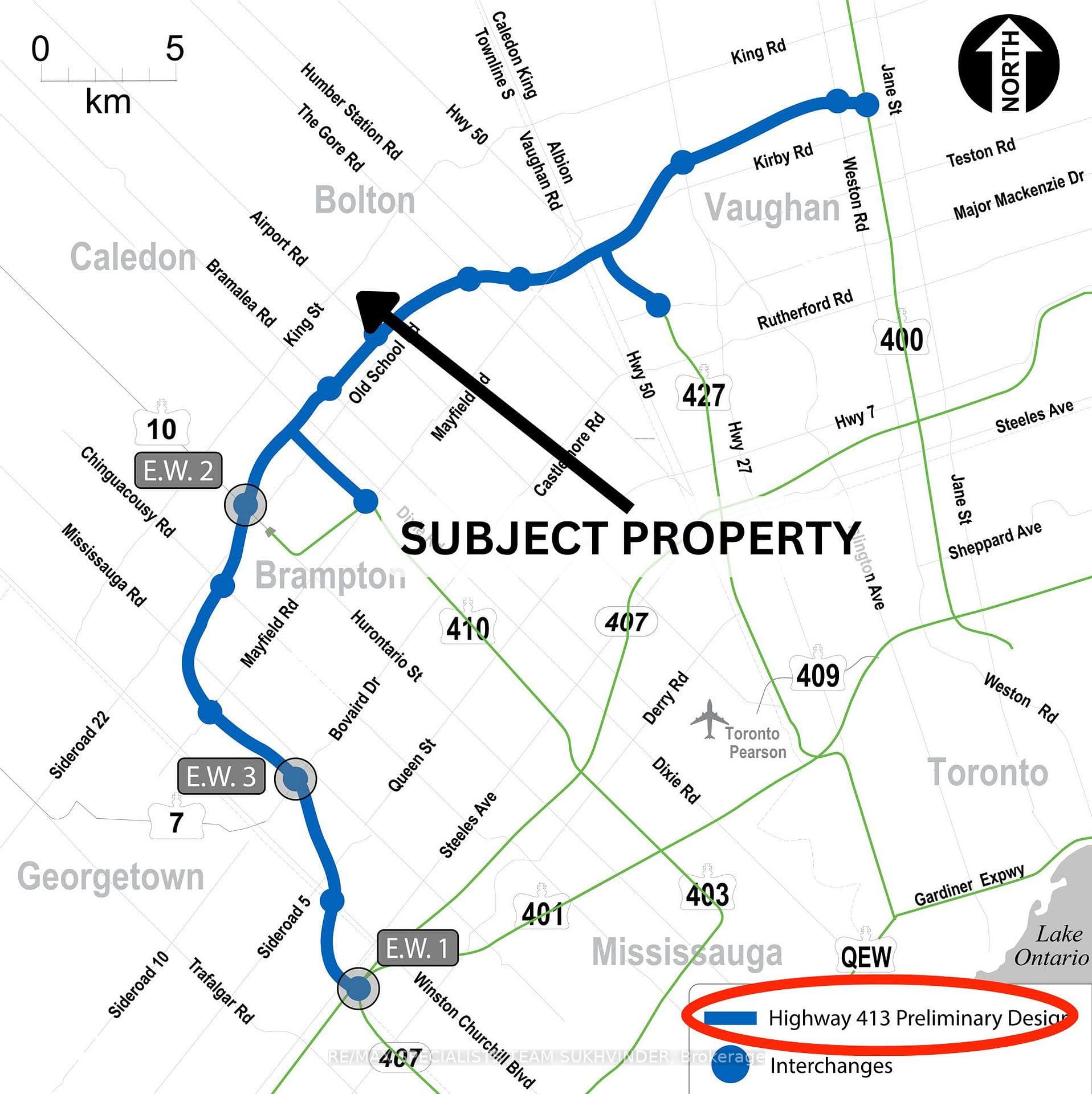 Highway 413 Proximity