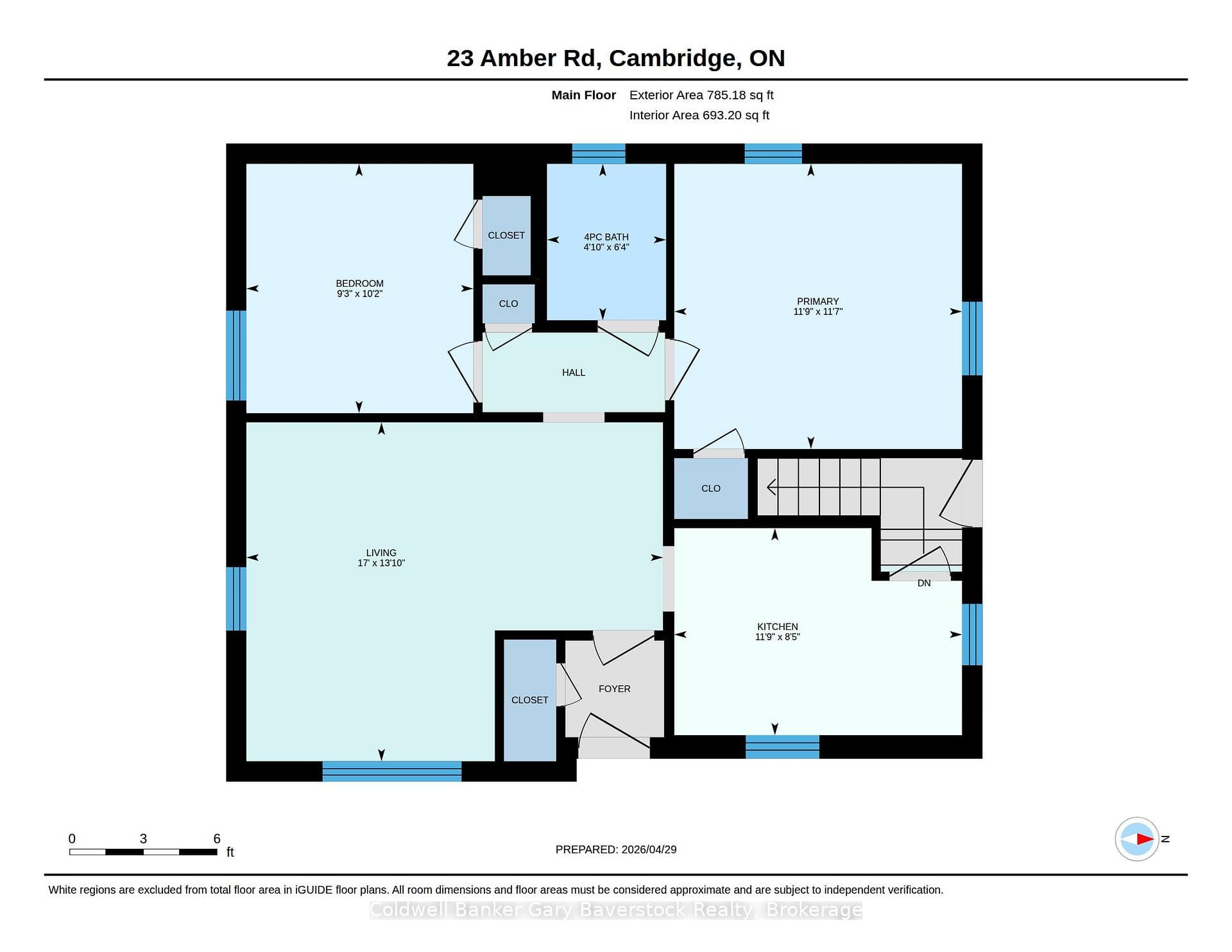 main level floor plan