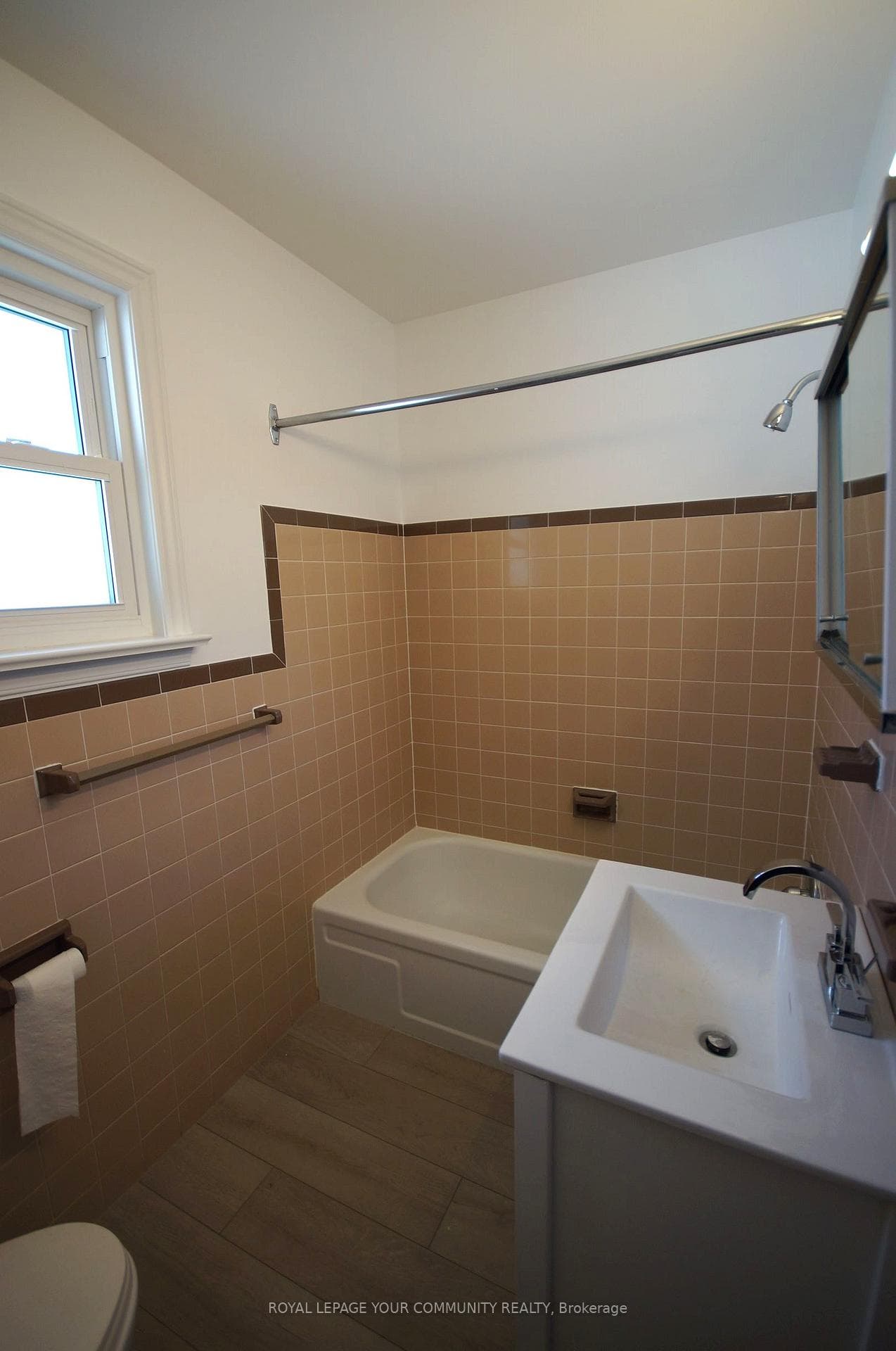 Bathroom with new vanity