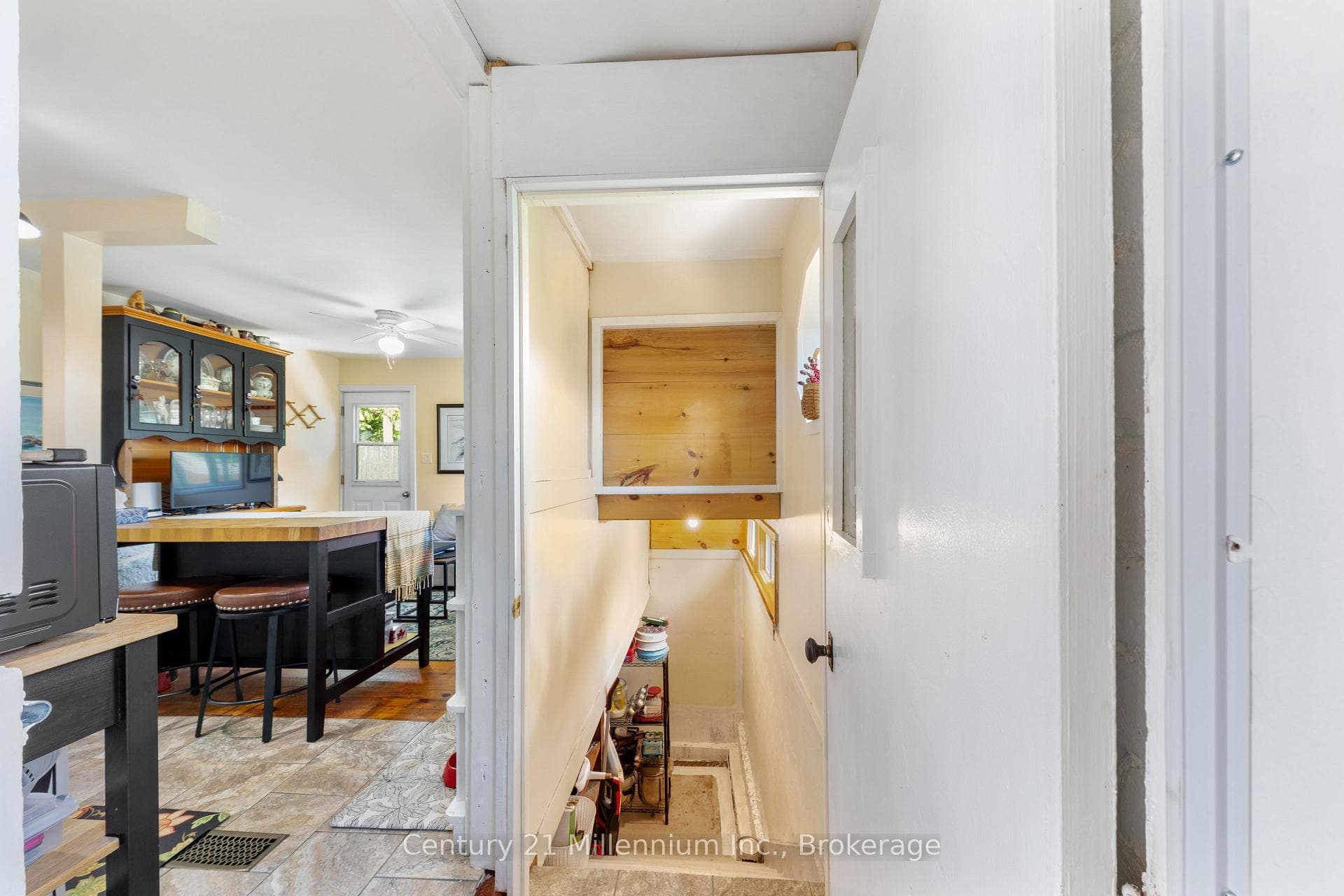 Stairs to basement