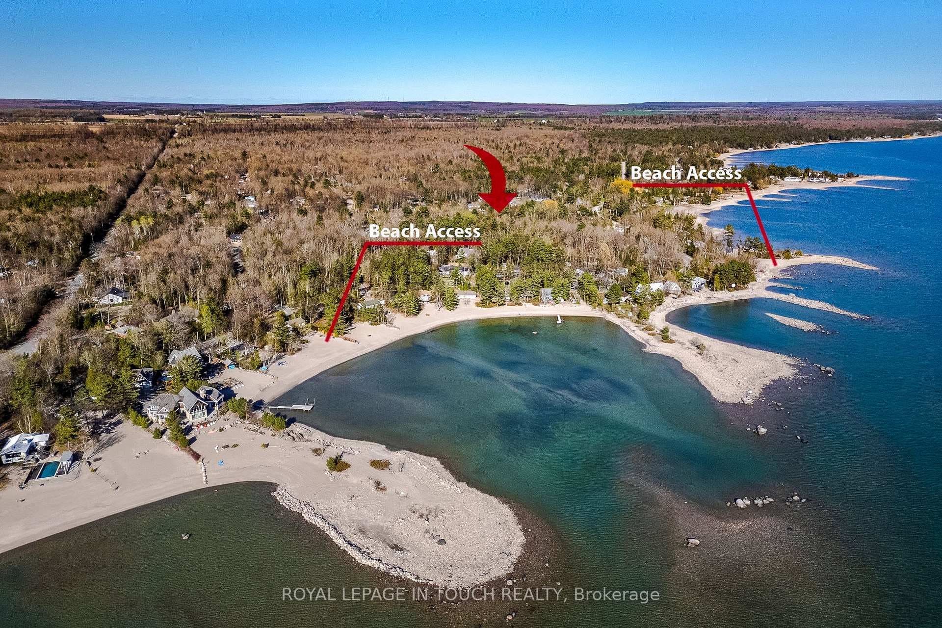 Nearby beach access