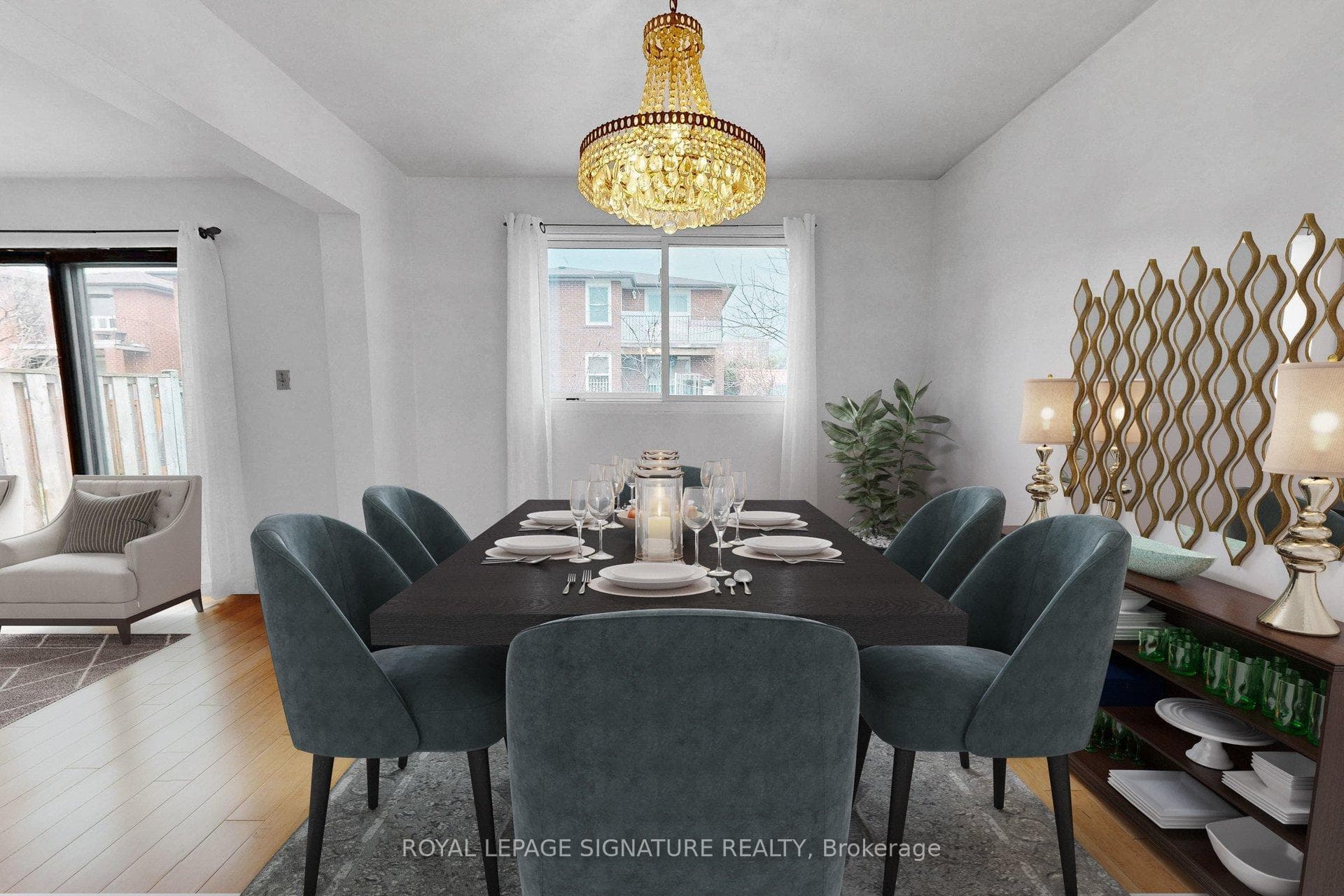 Dining Room - Digitally furnished