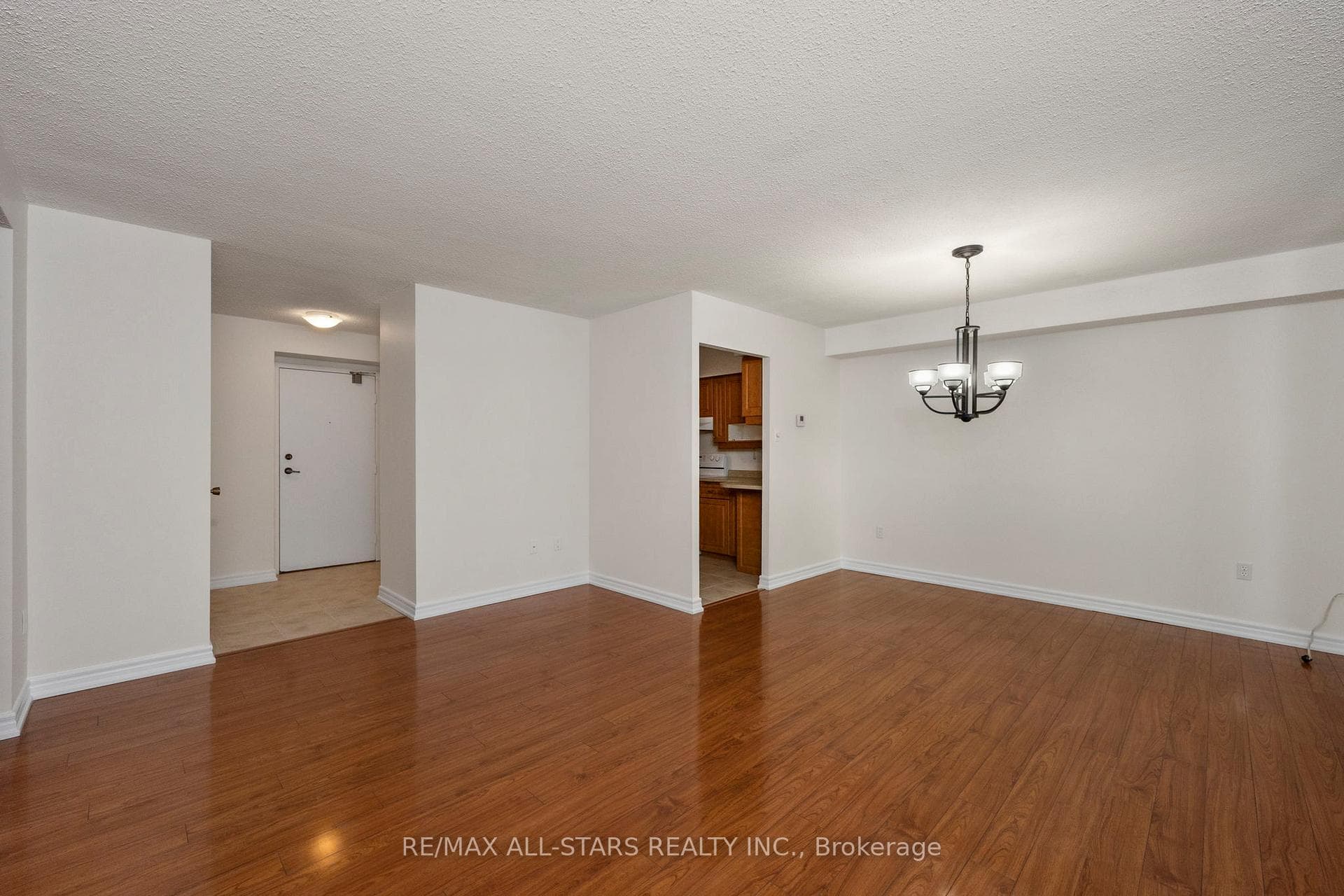 Living room looking to entrance
