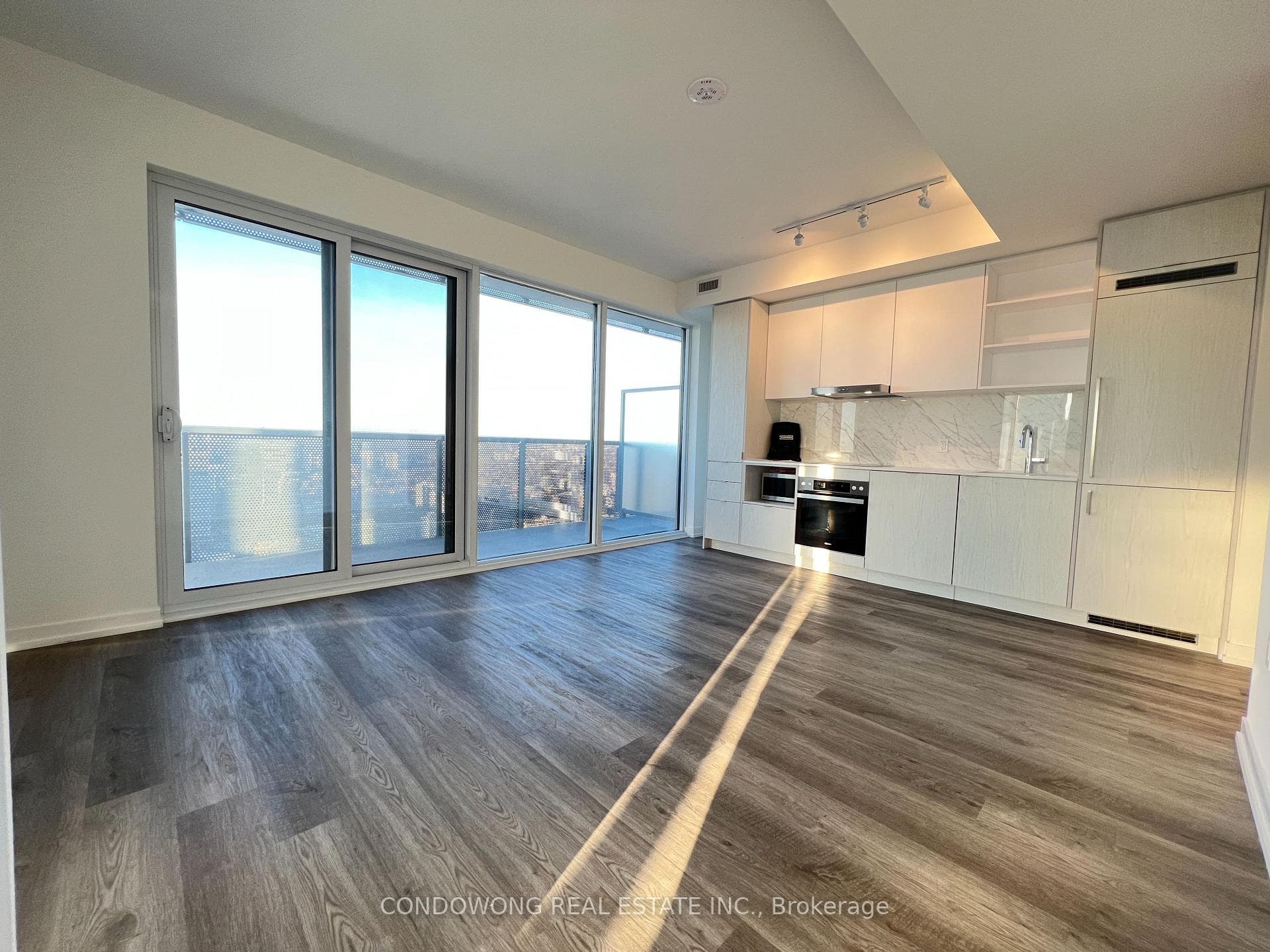 The whole unit is very bright and spacious