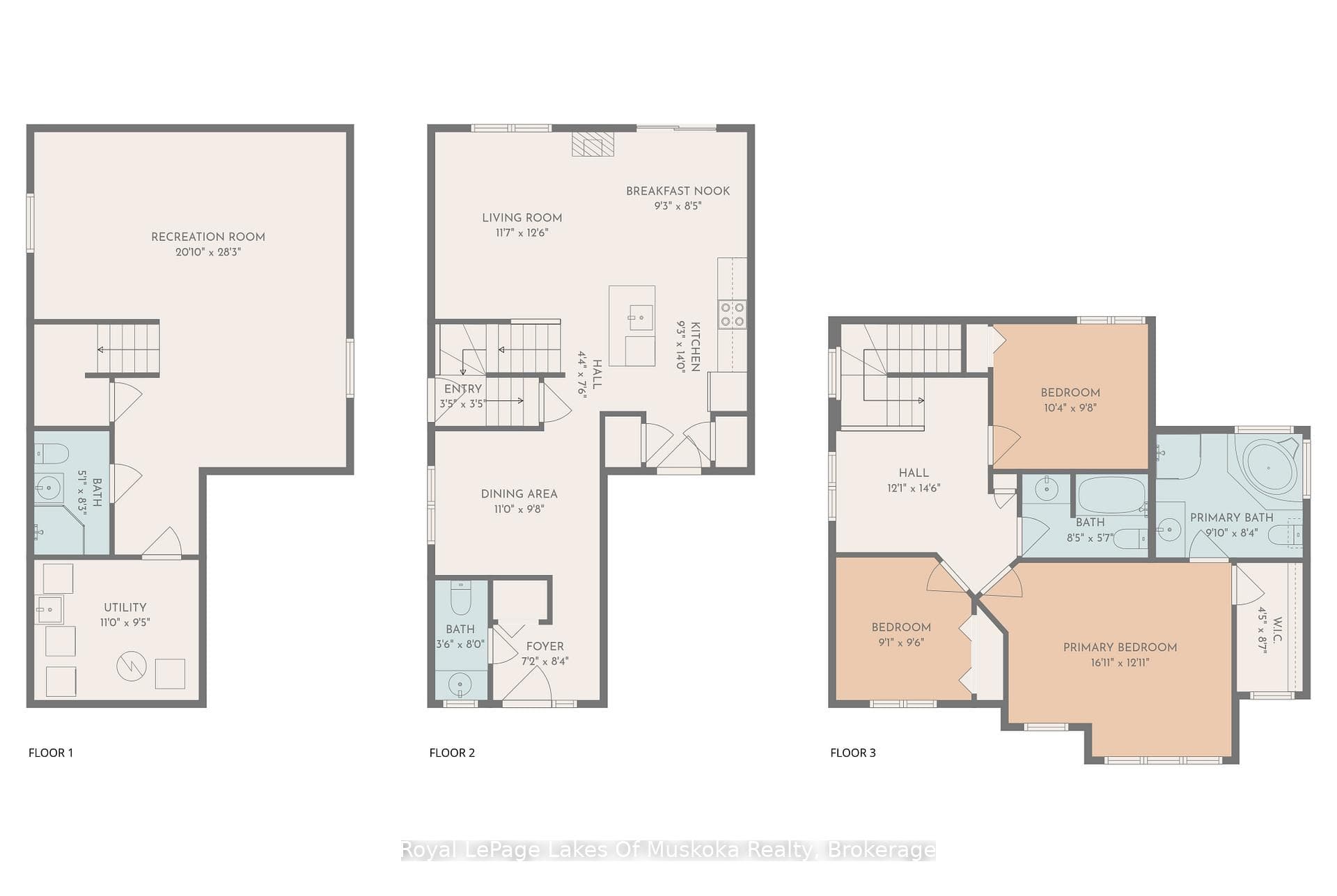 89 Davis floor plans - Approximate measurements