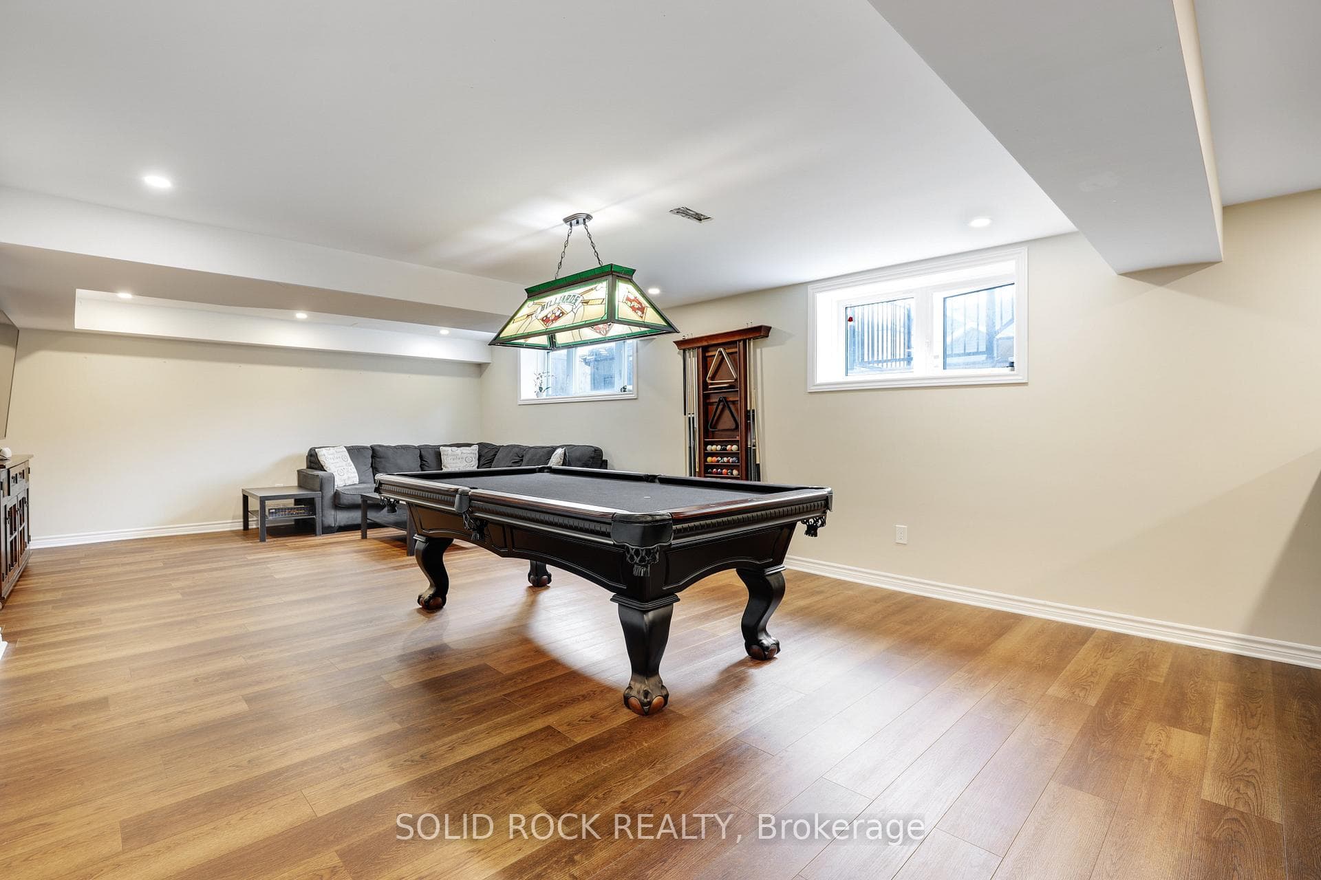 Spacious rec rm in the basement
