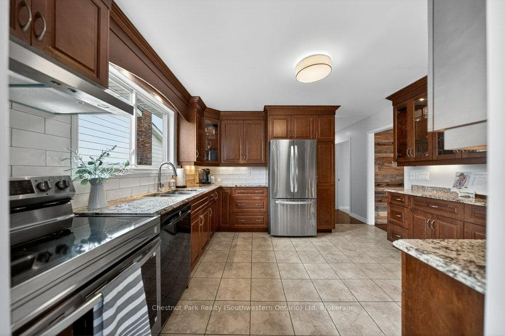 Stunning updated kitchen with TONS of storage!