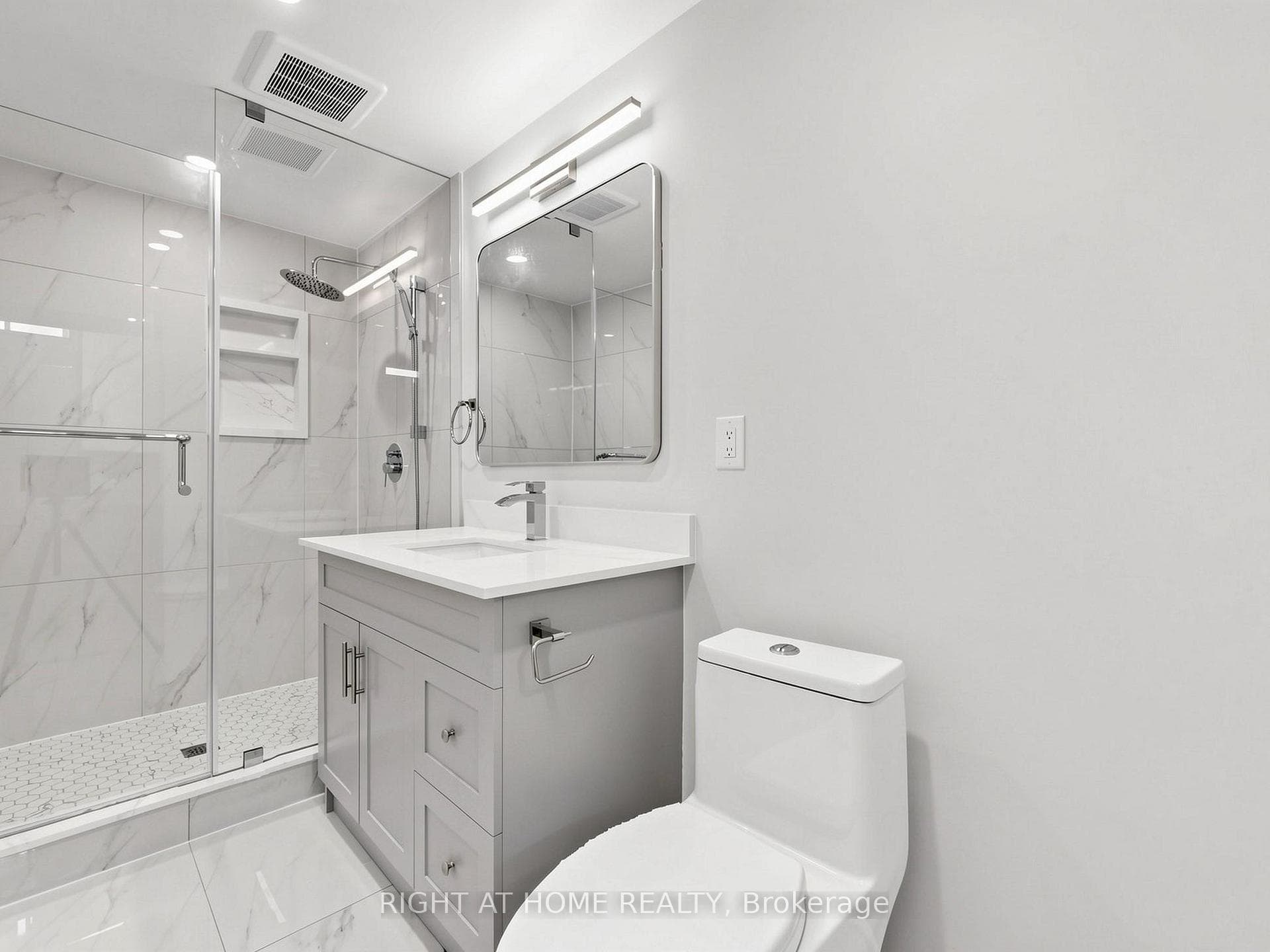3-piece bathroom in basement