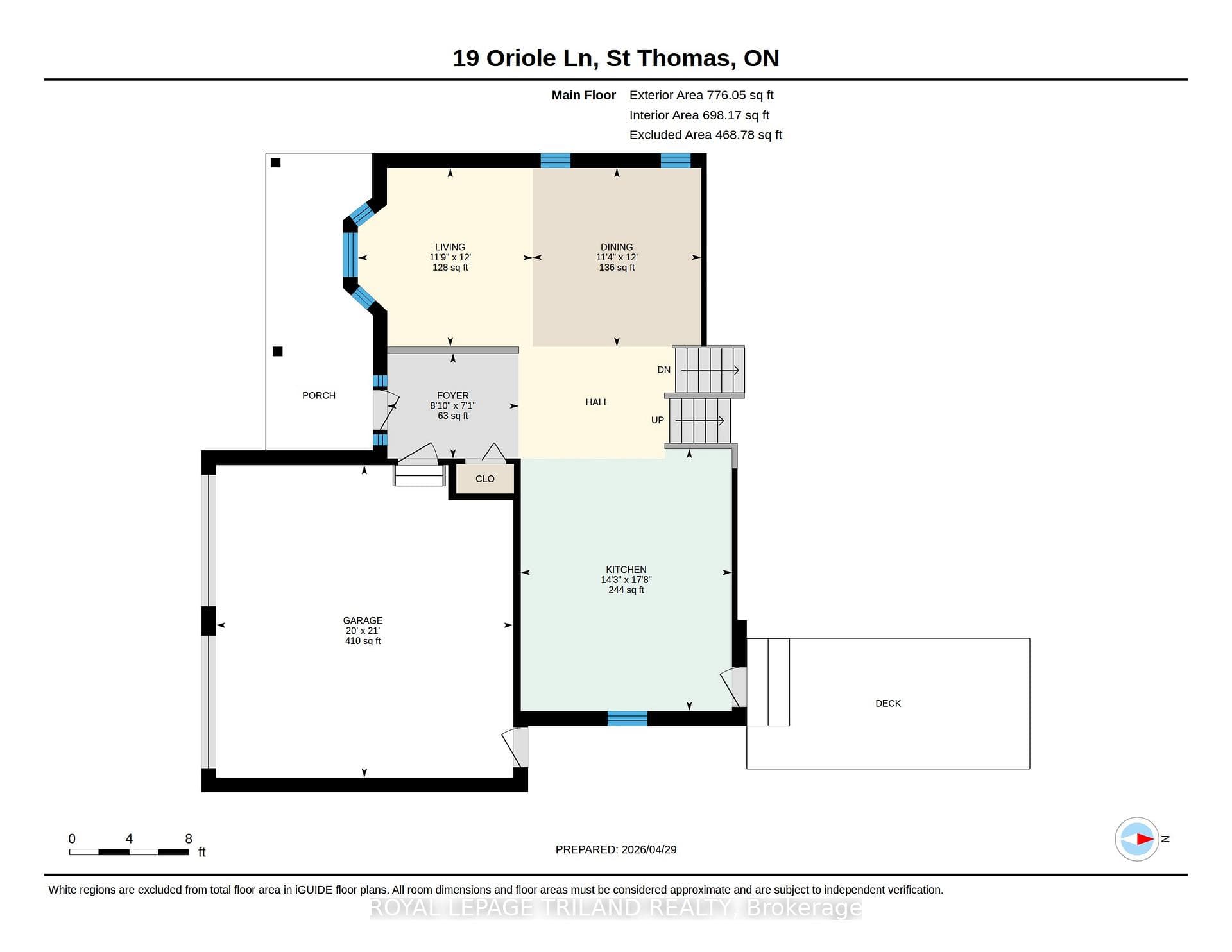 19 ORIOLE LANE, ST. THOMAS - FLOOPLAN 2ND FLOOR