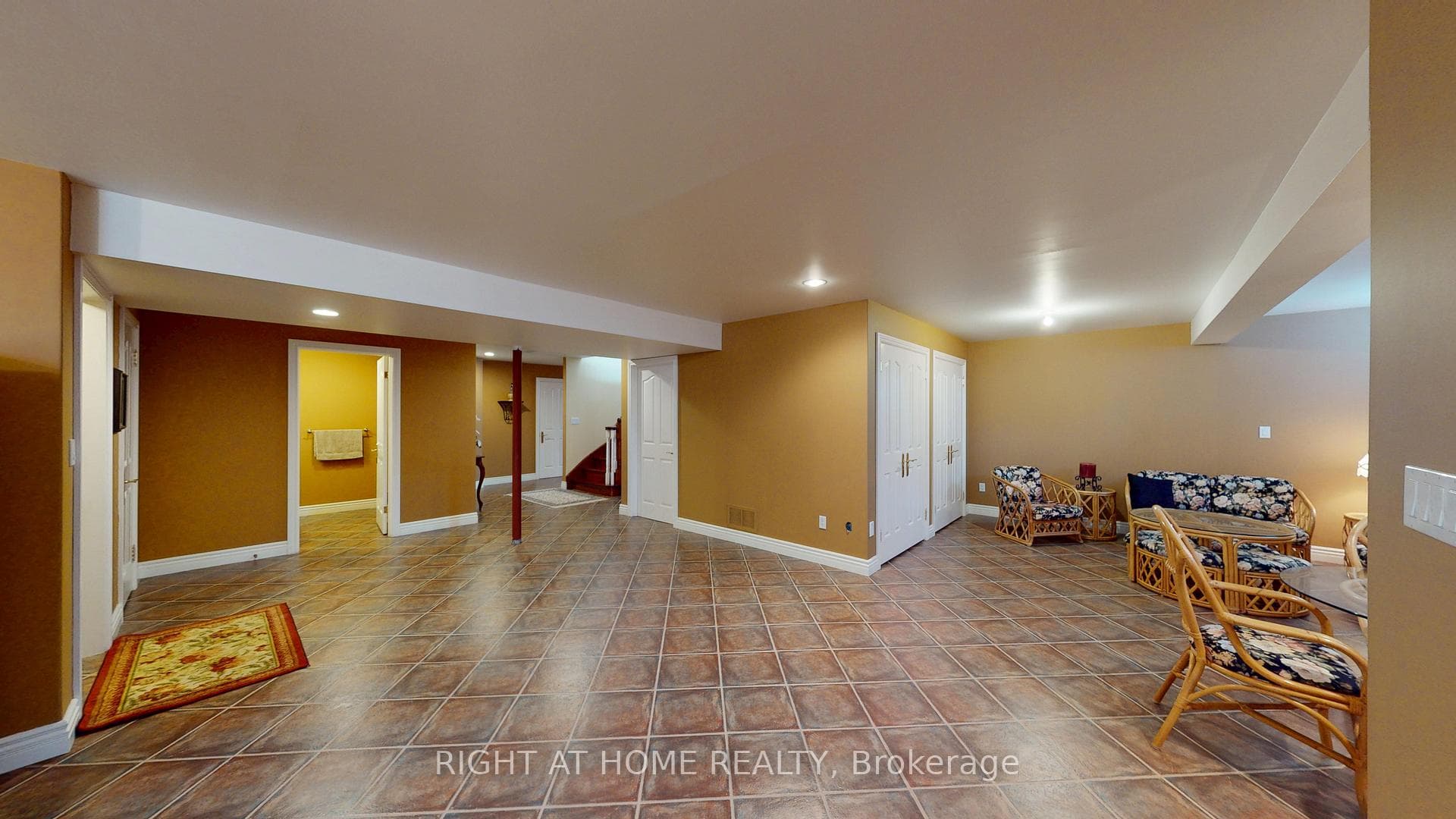 Open area and rough in kitchen + bath