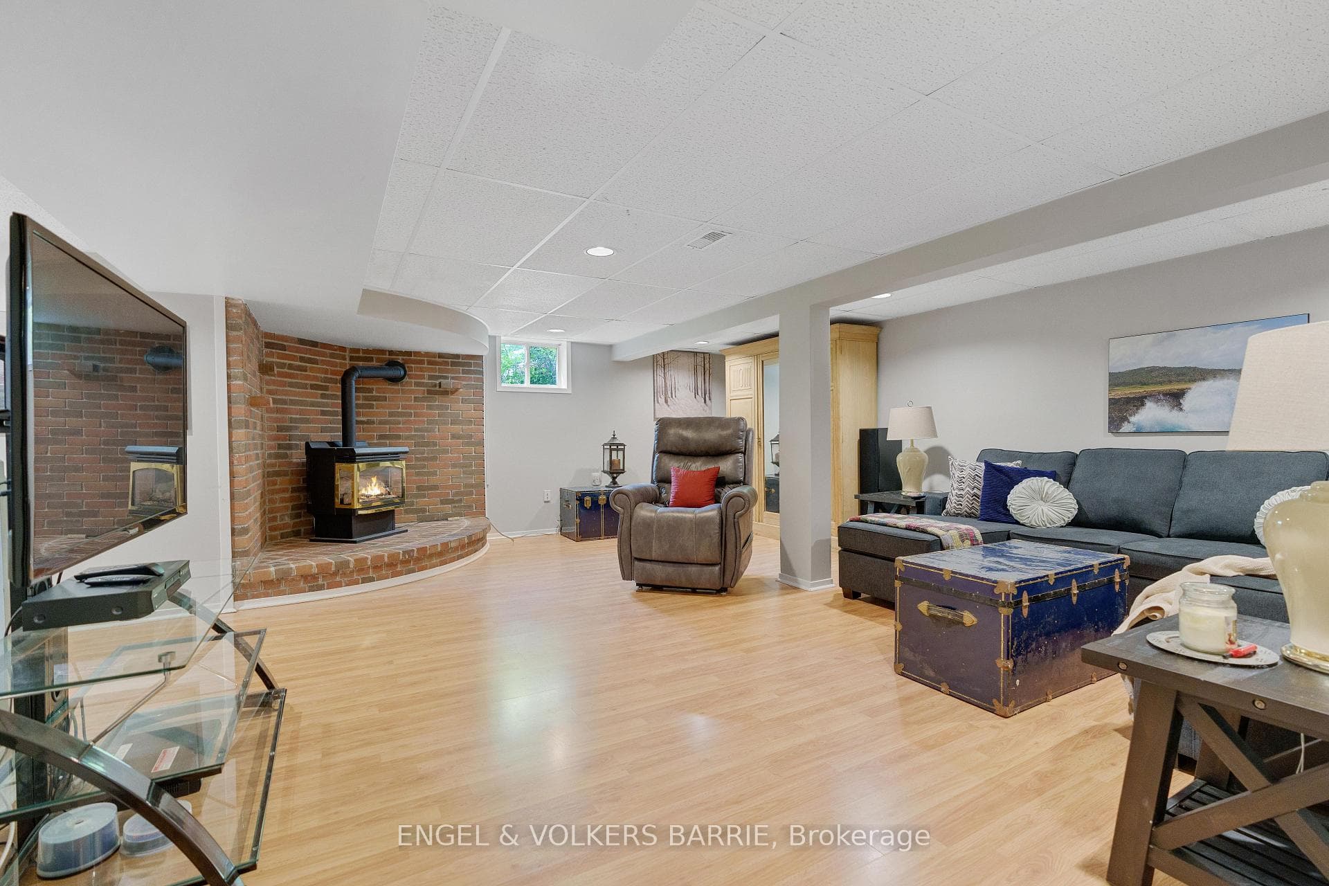 Rec Room in Basement