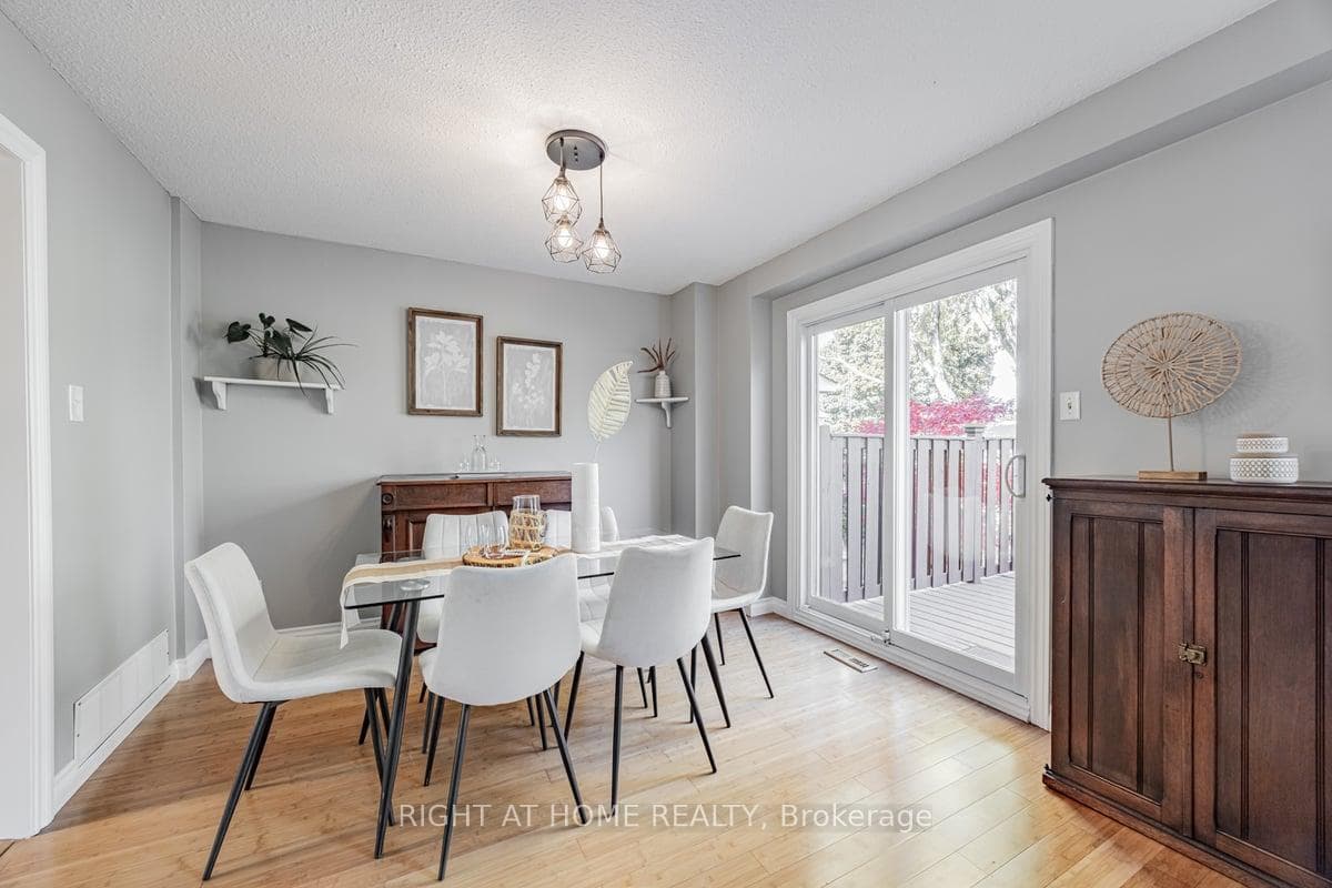 Dining Room with walk out to desk