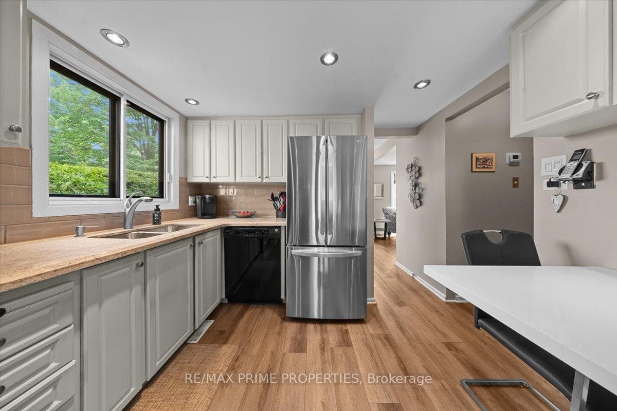 Stainless steel fridge