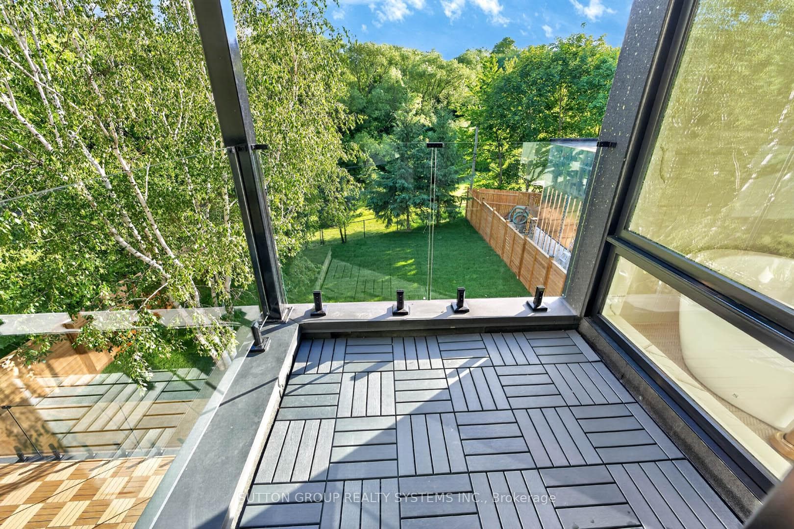 Balcony from primary bedroom