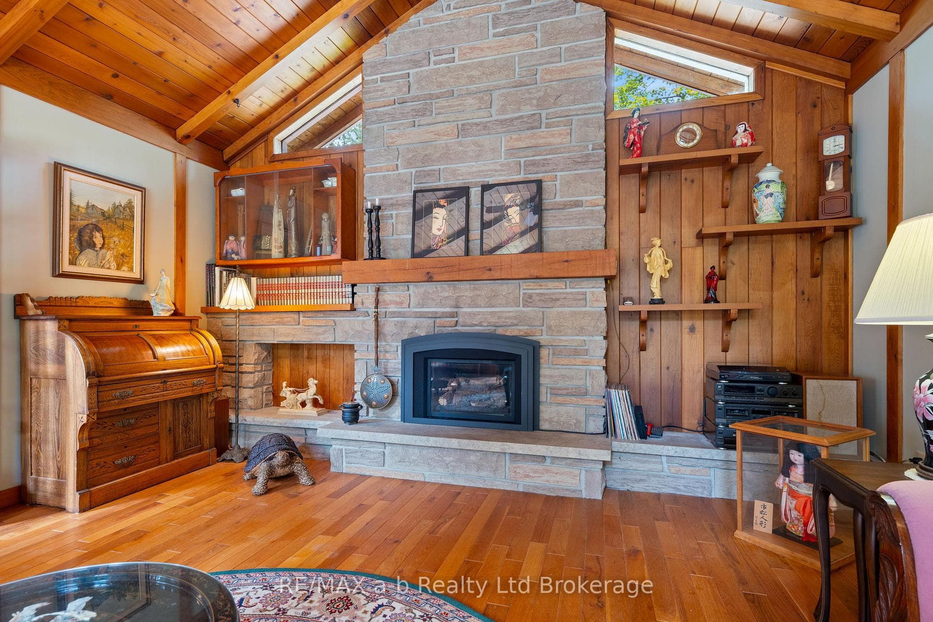 Living Room with Gas Fireplace