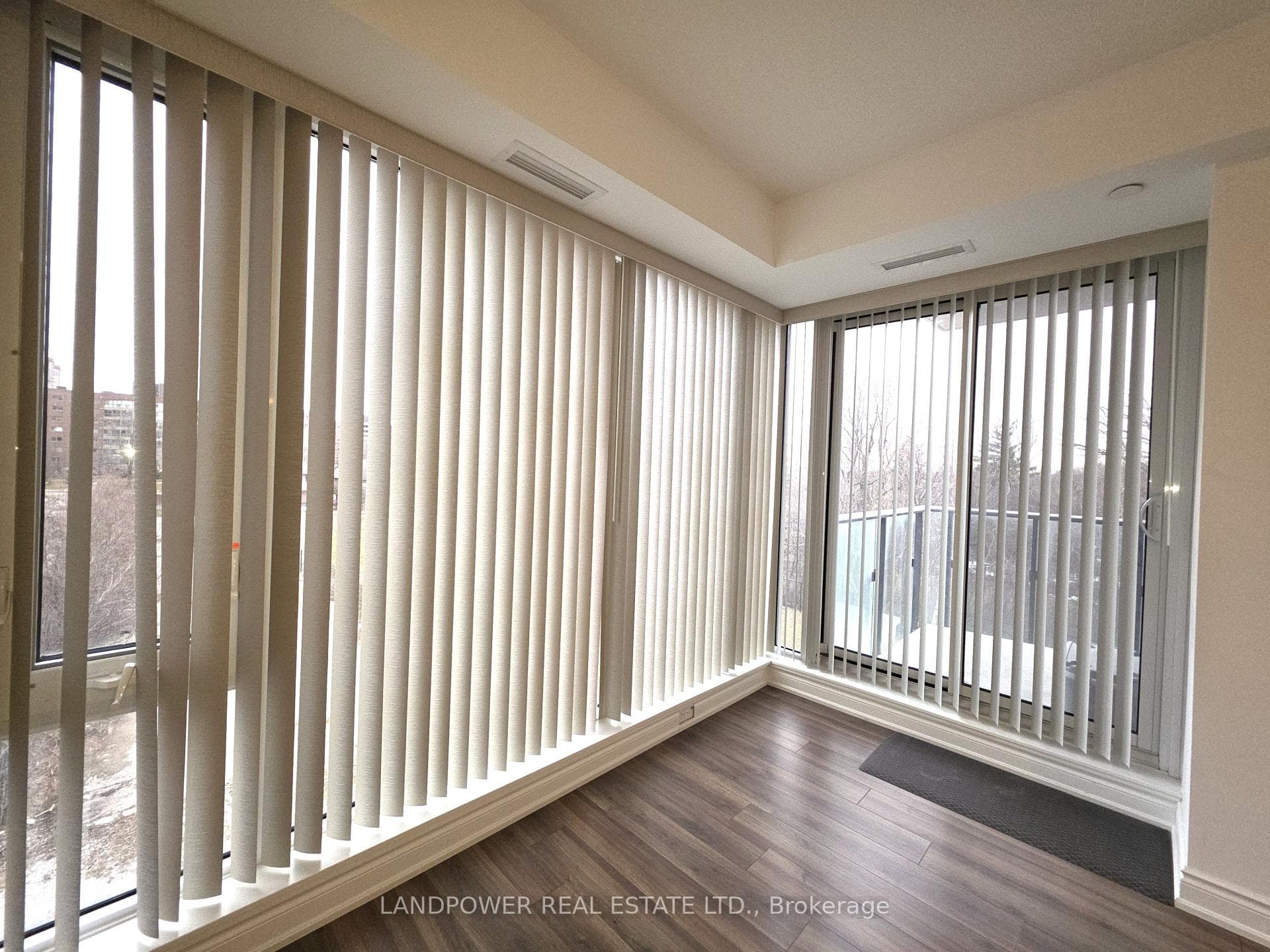 Patio door to balcony