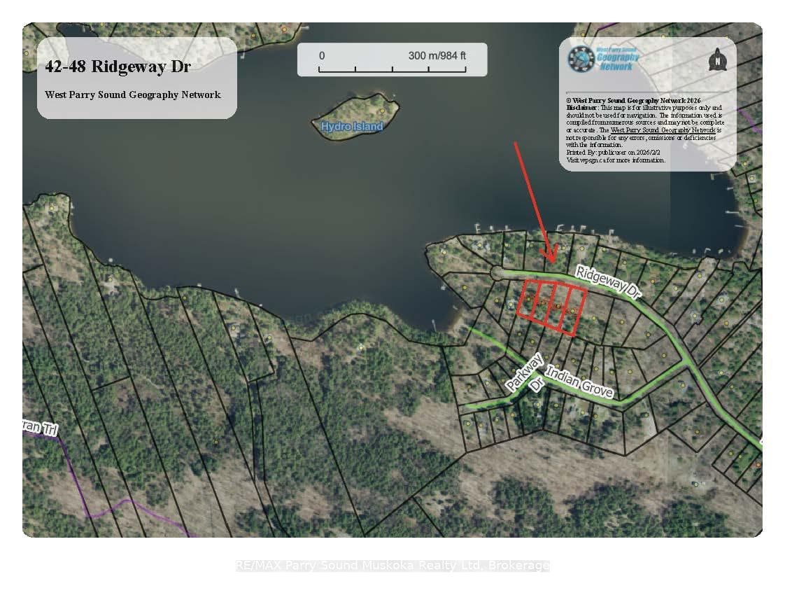 Bayview subdivision on the shores of Georgian Bay