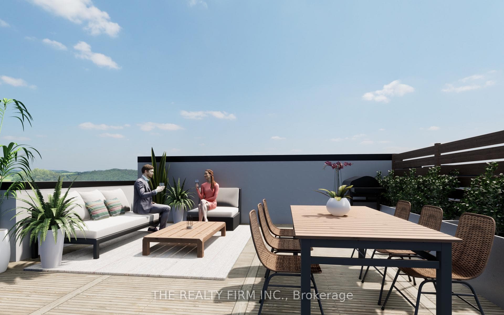 RENDERING OF ROOFTOP TERRACE