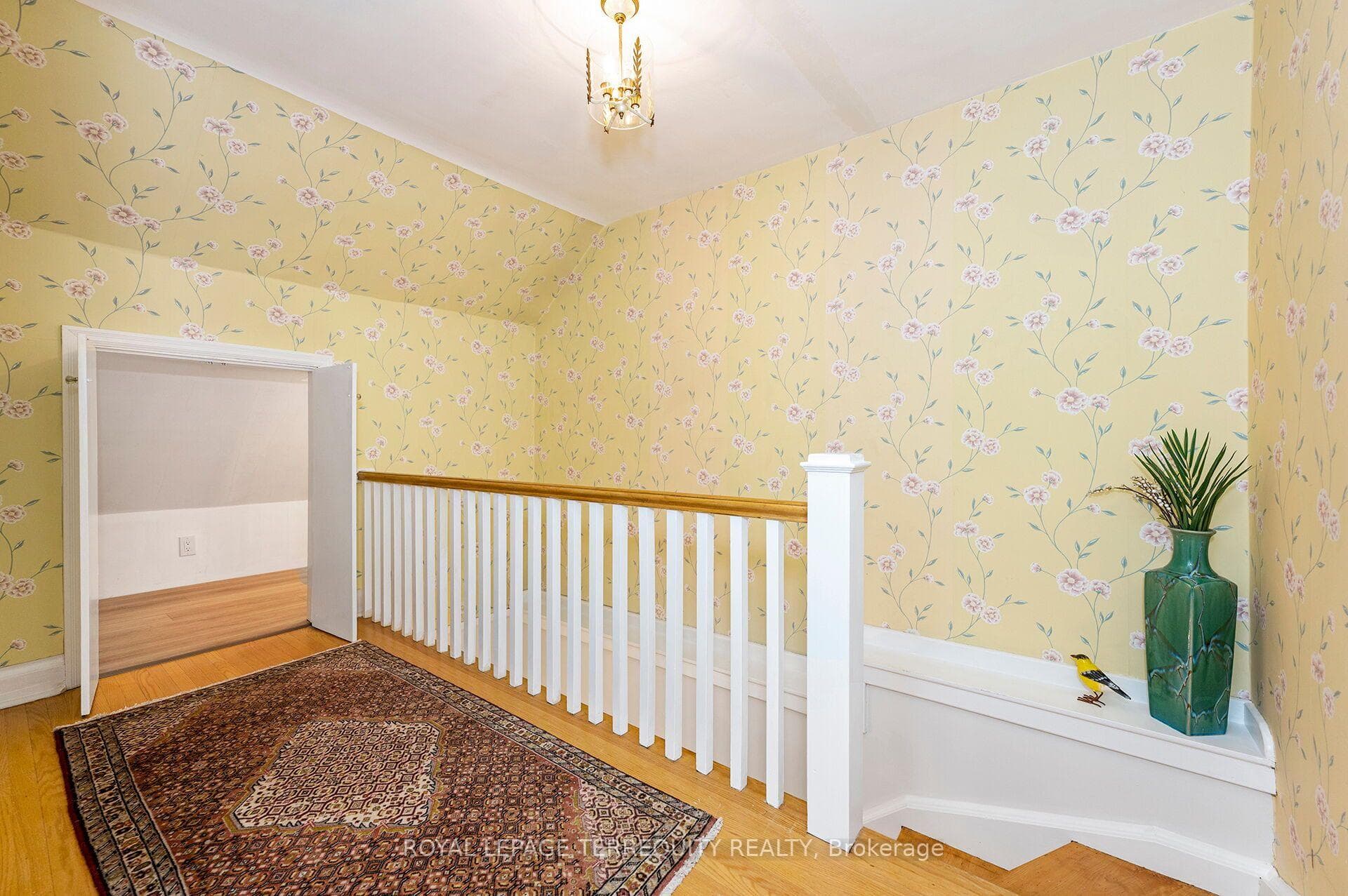 Upper Level Offers Built In Storage
