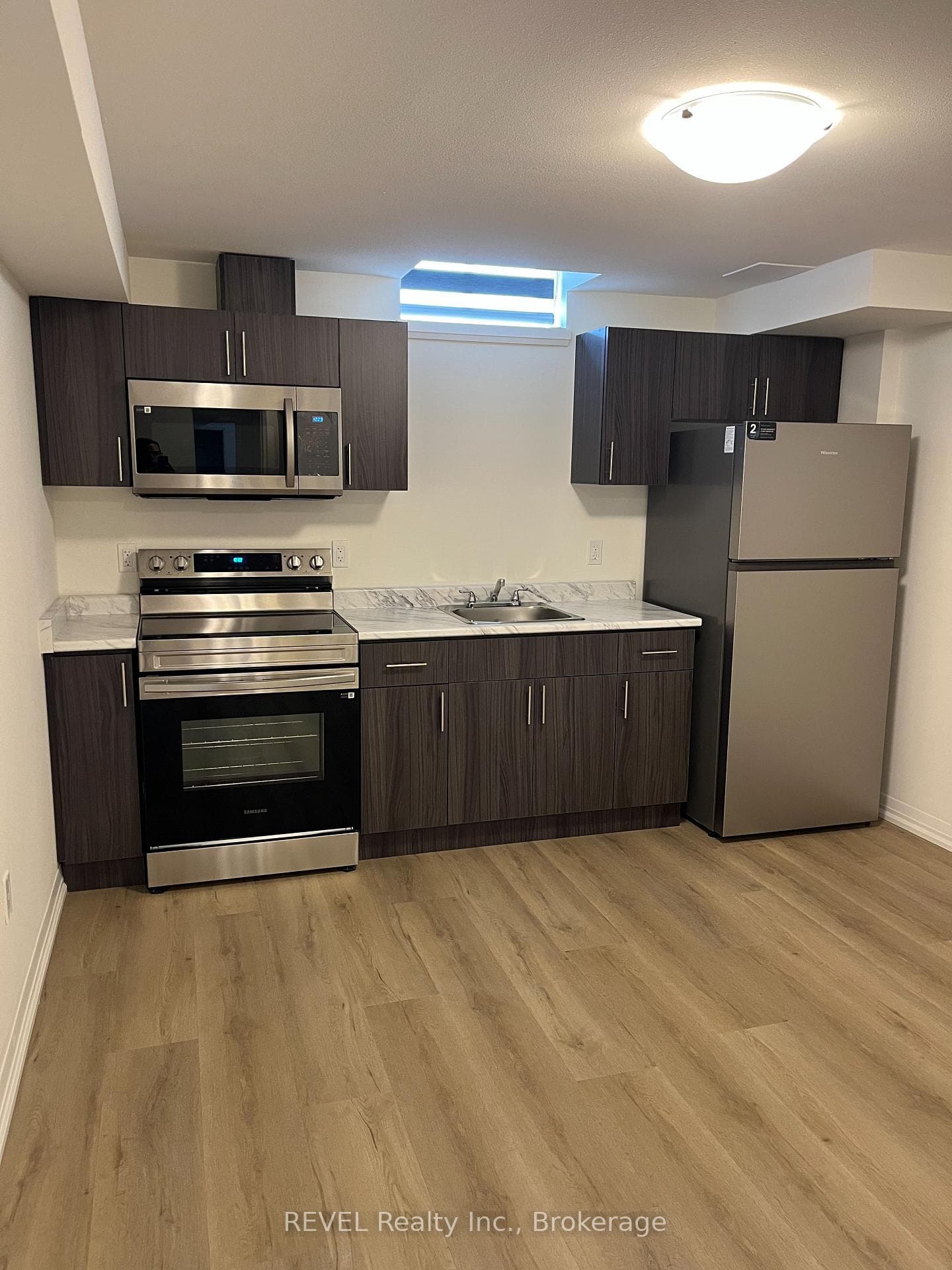 kitchen with stainless steel appliances