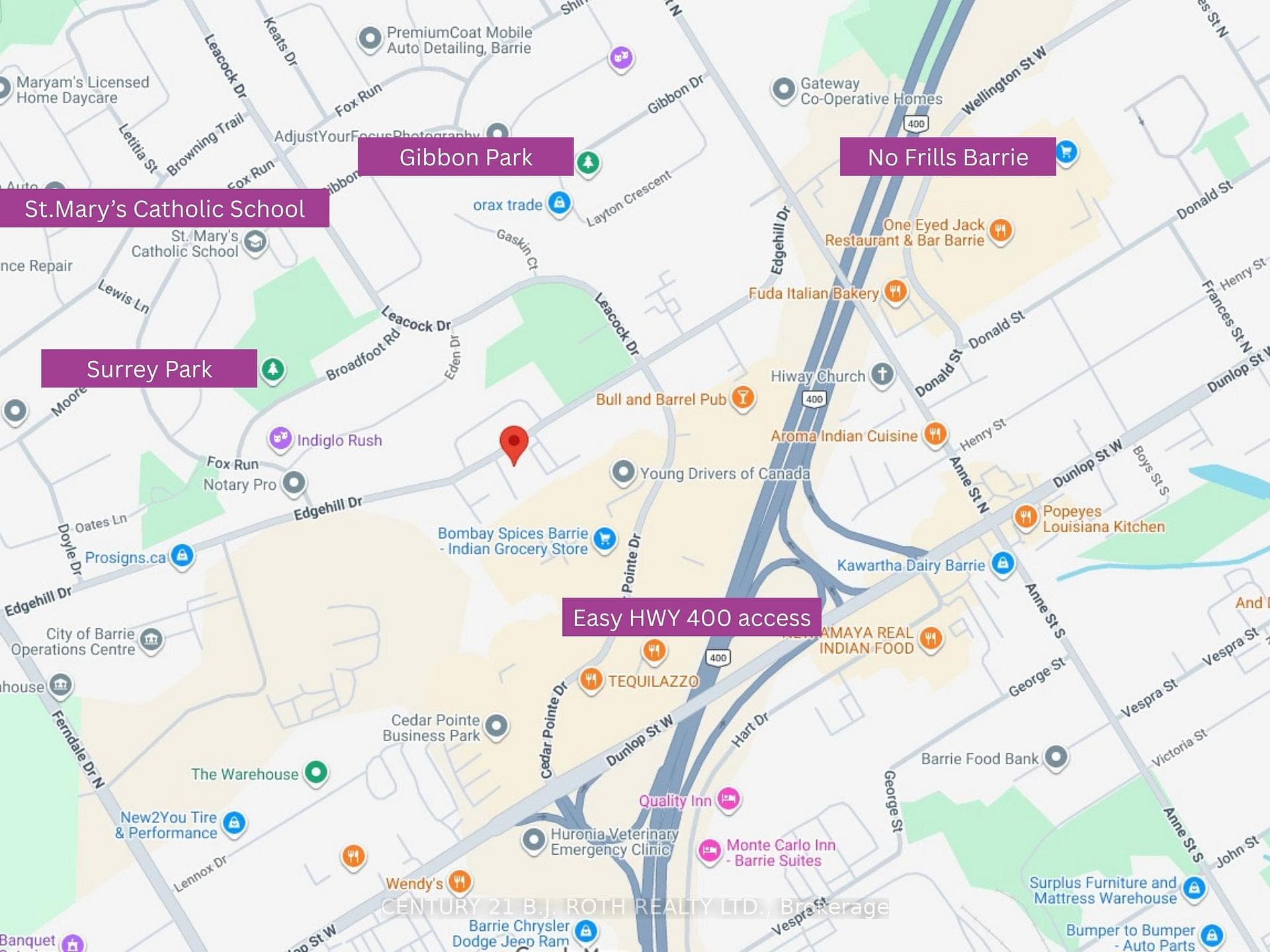 2 Easy HWY 400 access routes & tons amenities!