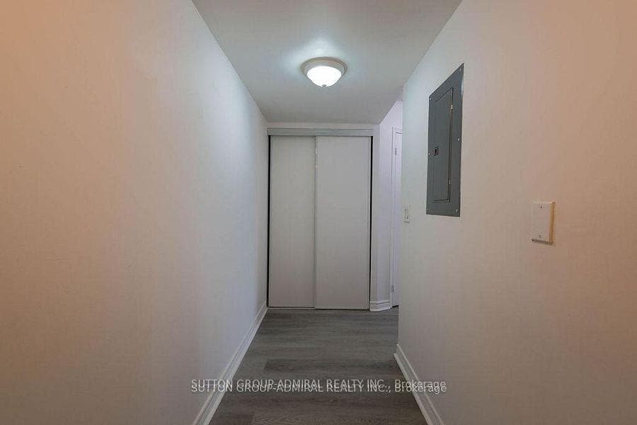 Your private foyer entrance with a double closet