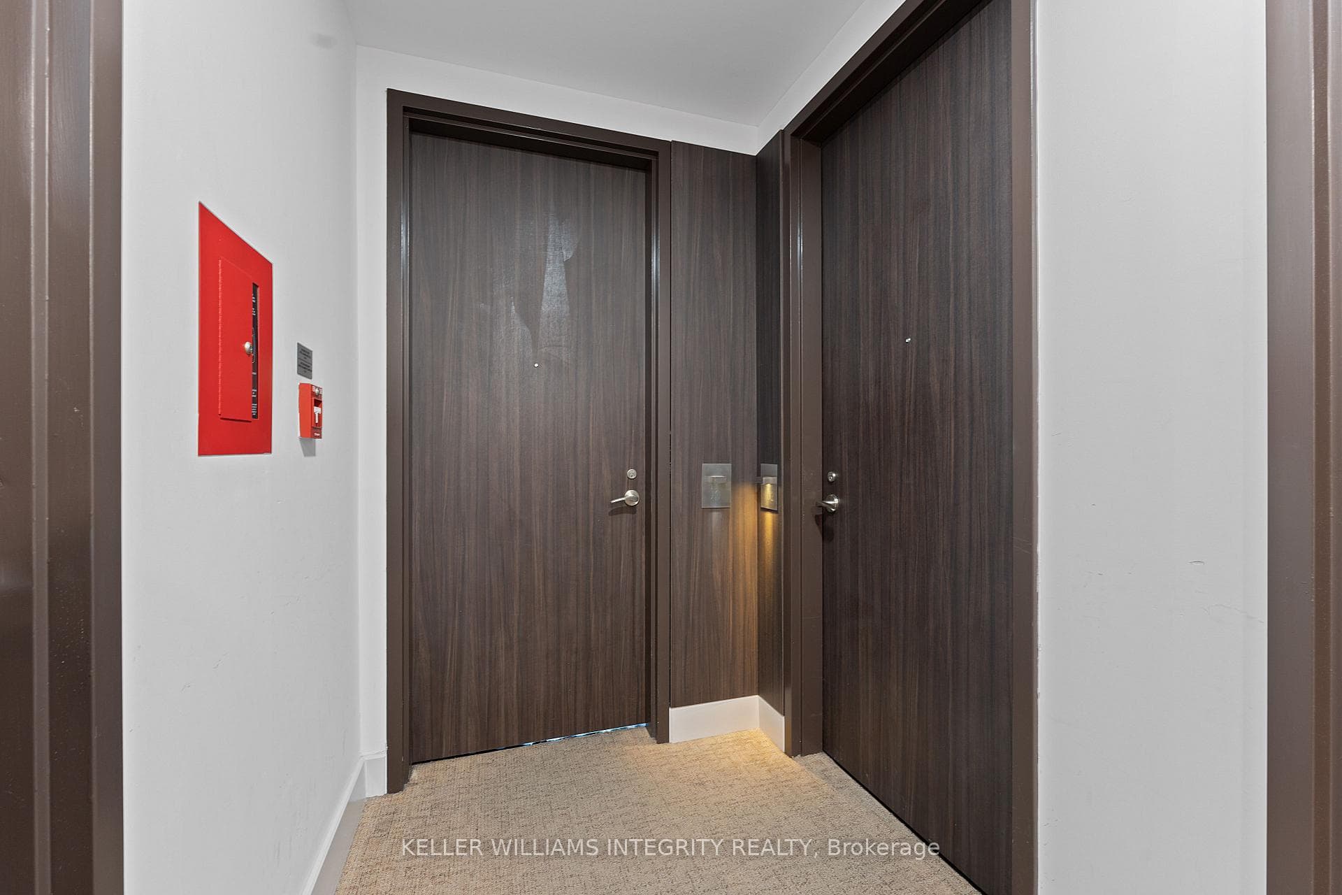 A quick ride in the elevator and you are home.