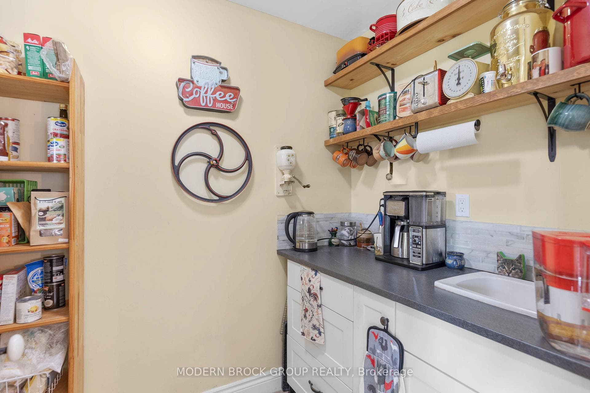 Coffer bar off kitchen