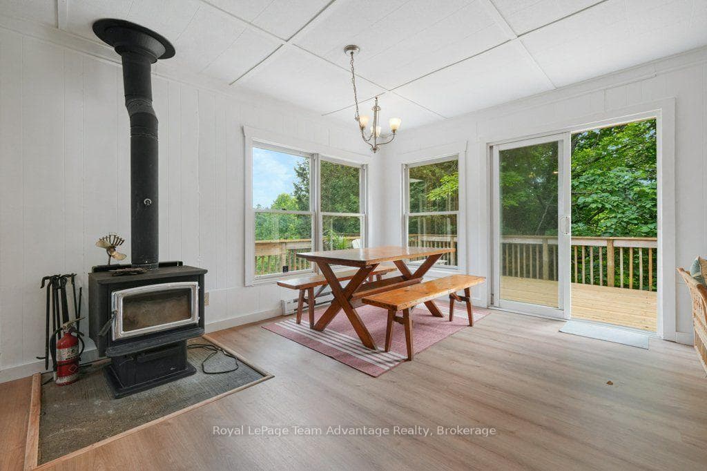 Dining Room with Fireplace
