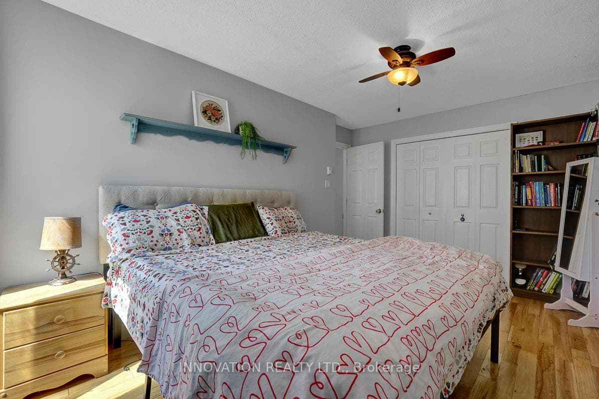 Spacious primary retreat with wall-to-wall closets
