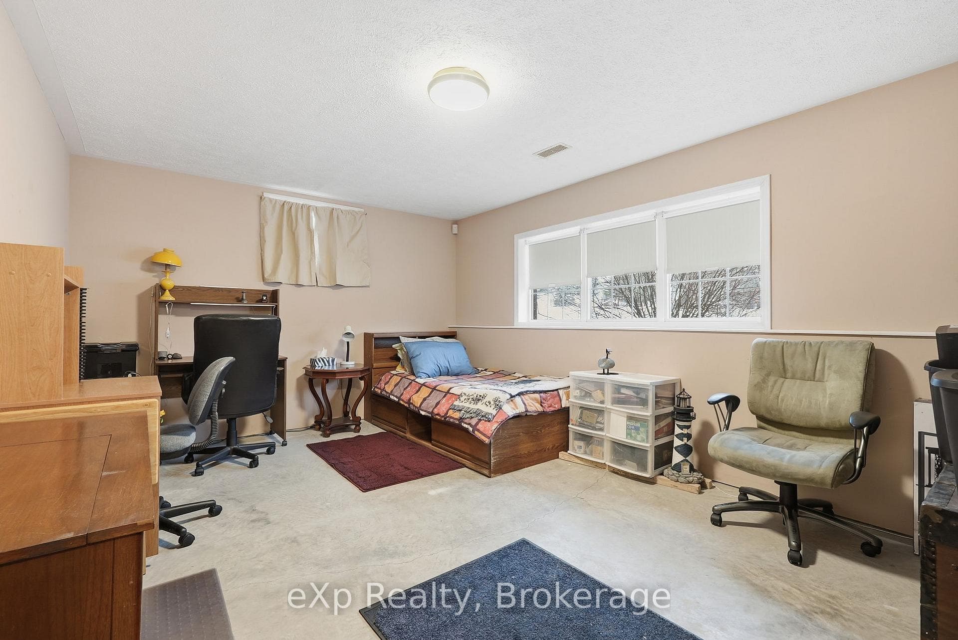 Basement bedroom
