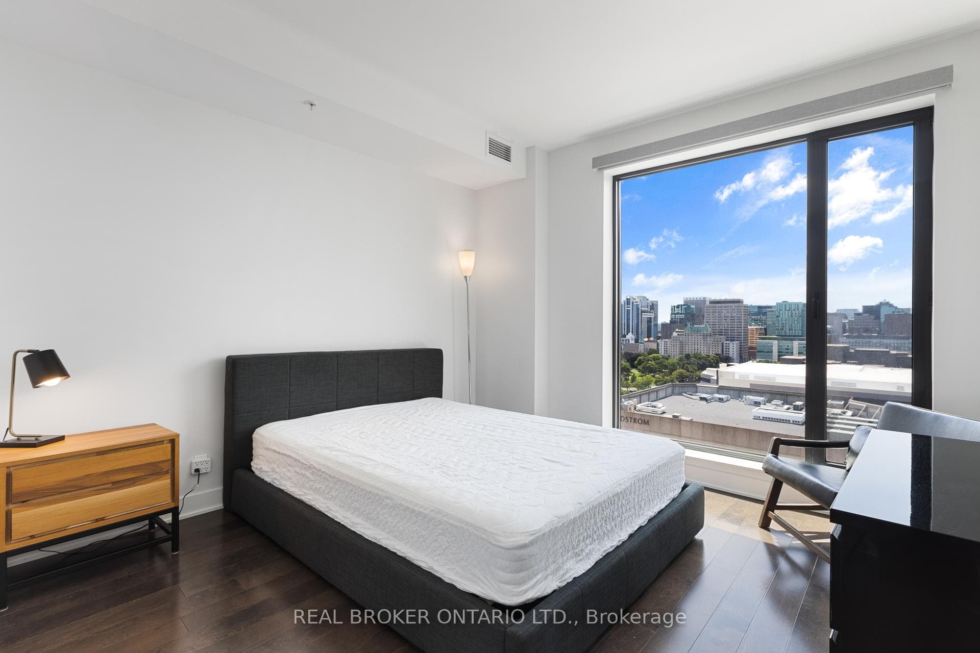 Primary bedroom with views towards Parliament