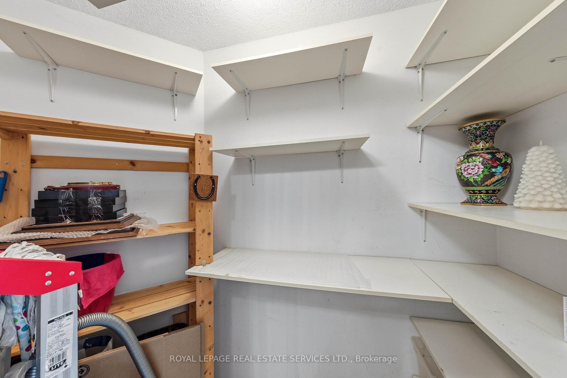 Ensuite Locker with built-in shelves,