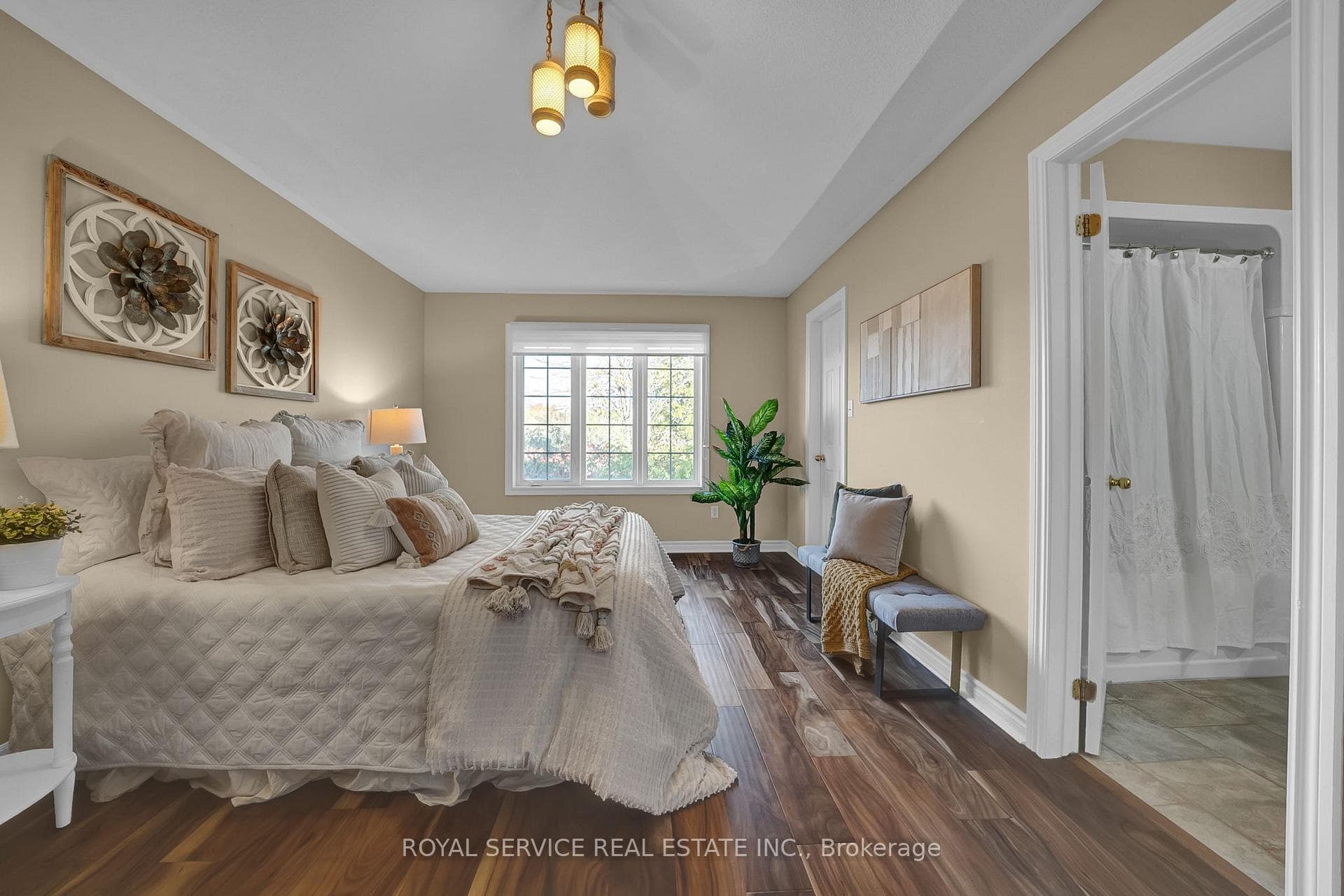 Primary Bedroom with views of nature