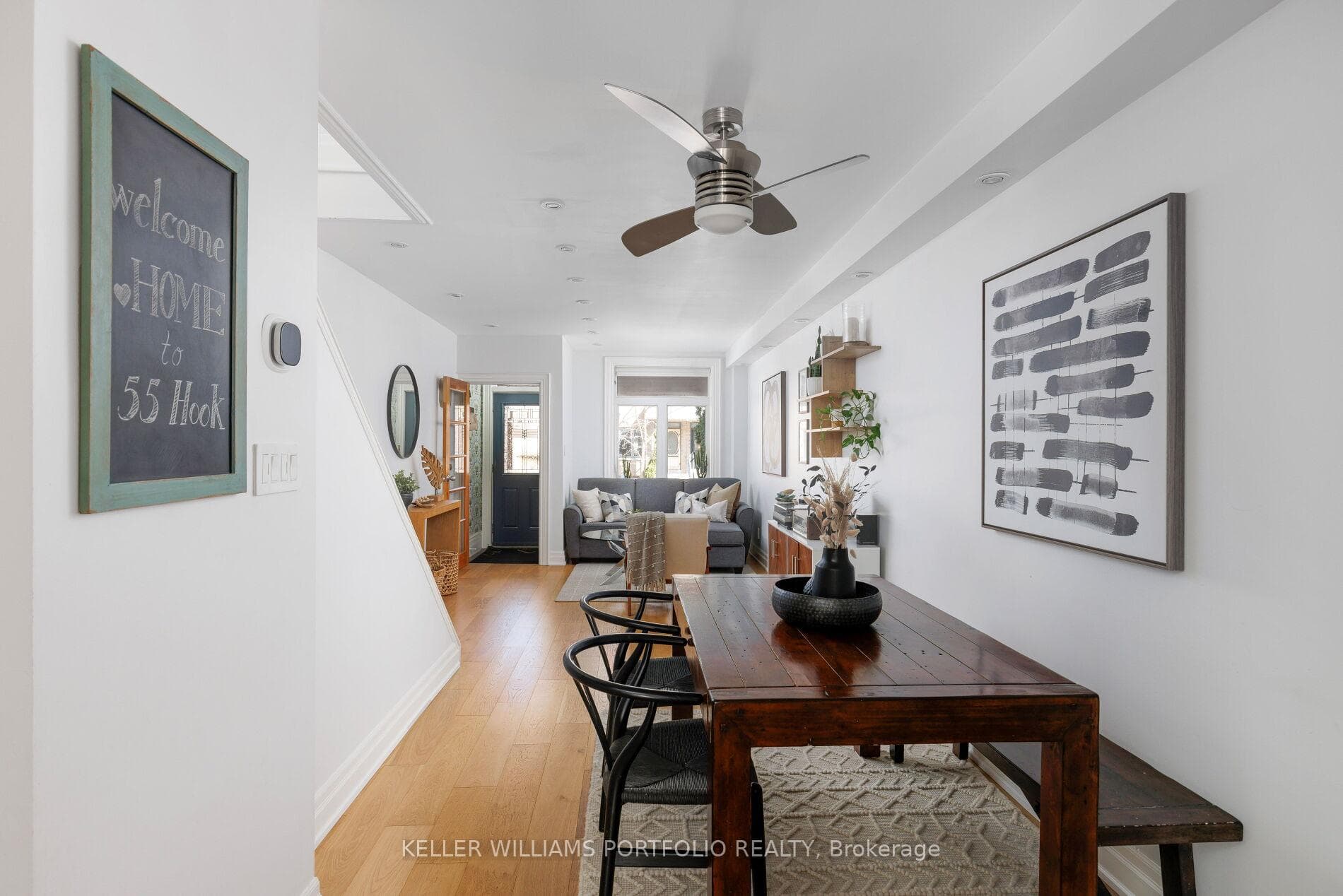 Open Concept Dining/Living Room