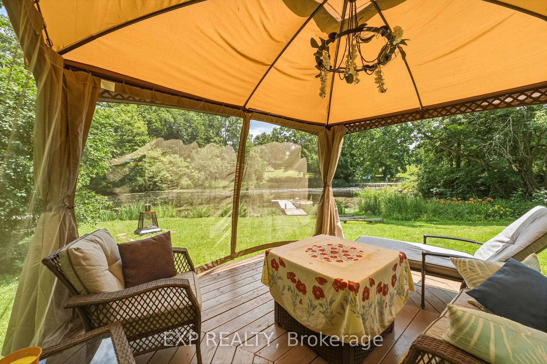 Enjoy the peaceful sounds of the Black River
