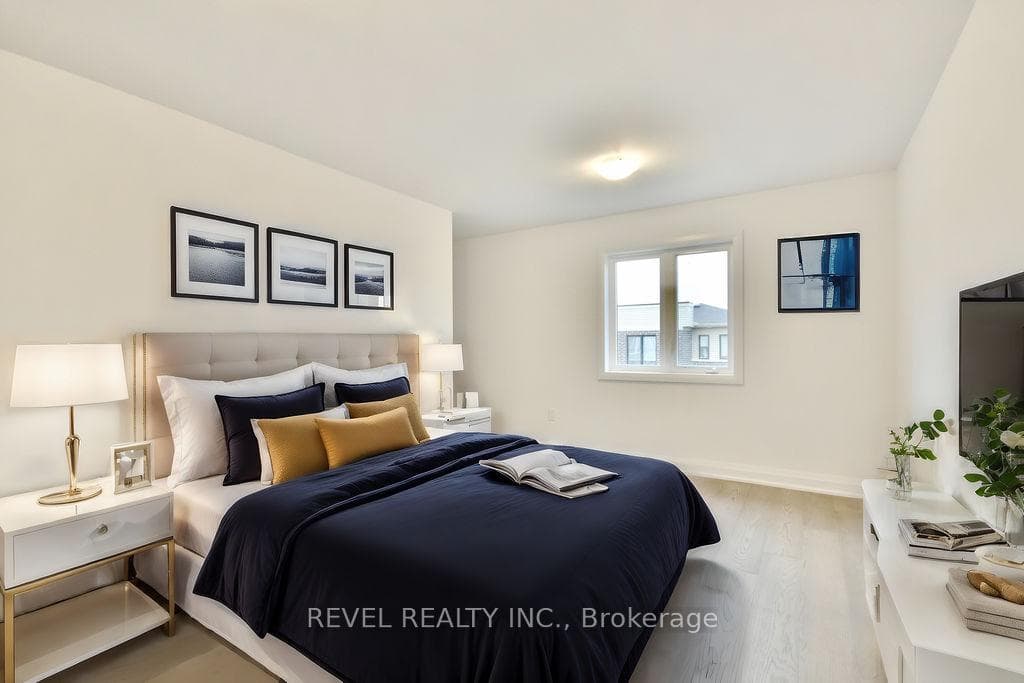 Virtually Staged Primary Bed