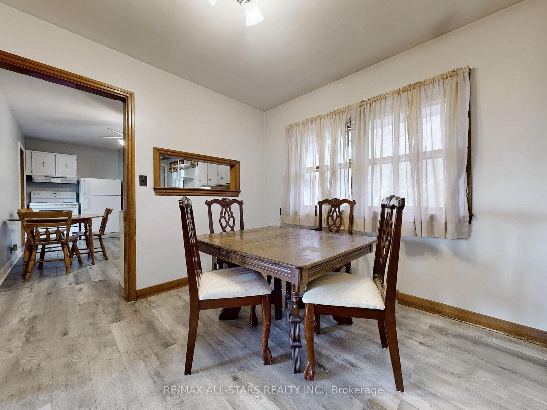 Dining room off the kitchen
