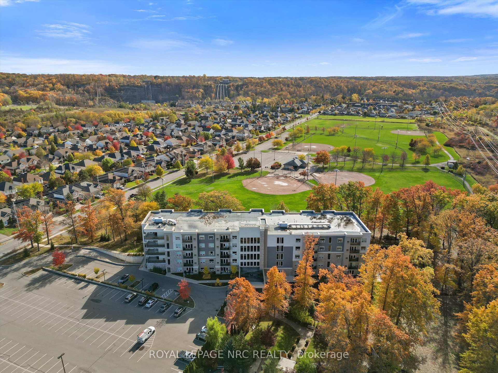 Lots of parkland surrounding the complex
