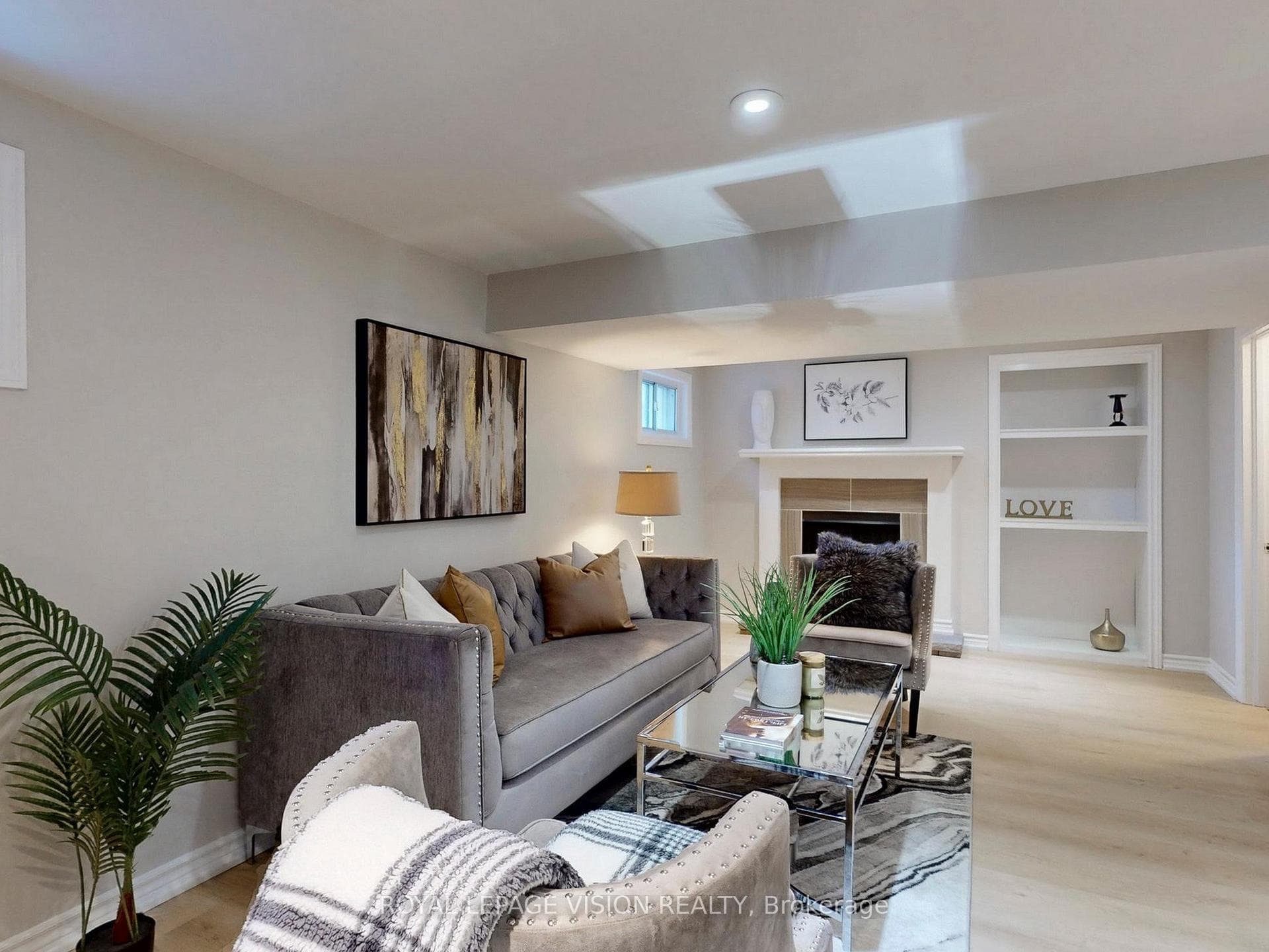 Basement Office/Family/Entertainment Area