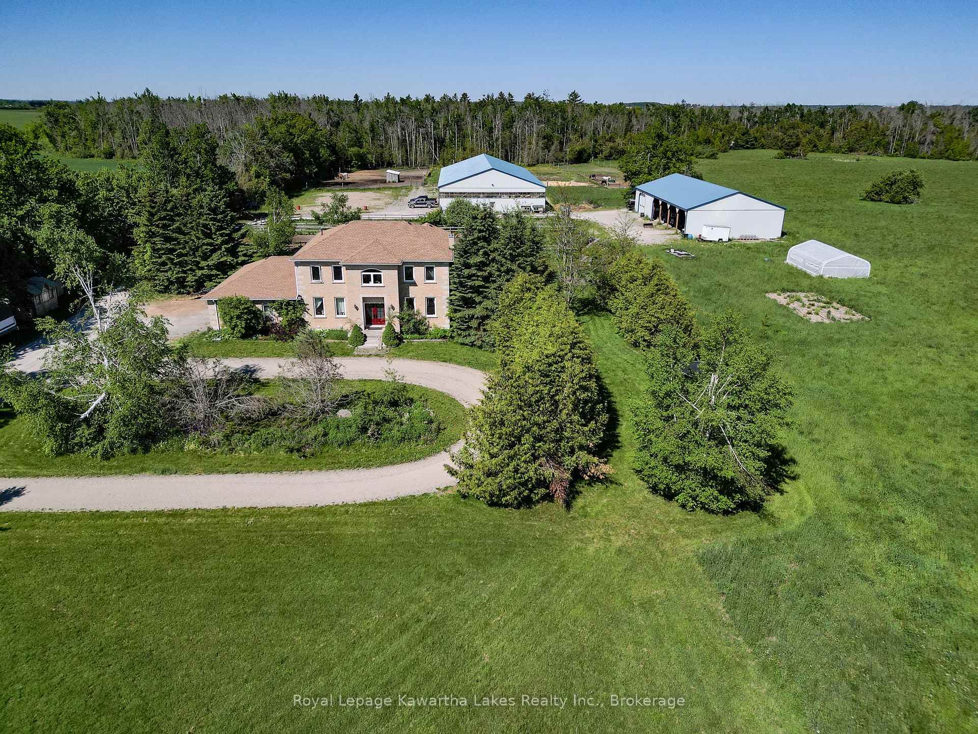 Looking West towards property