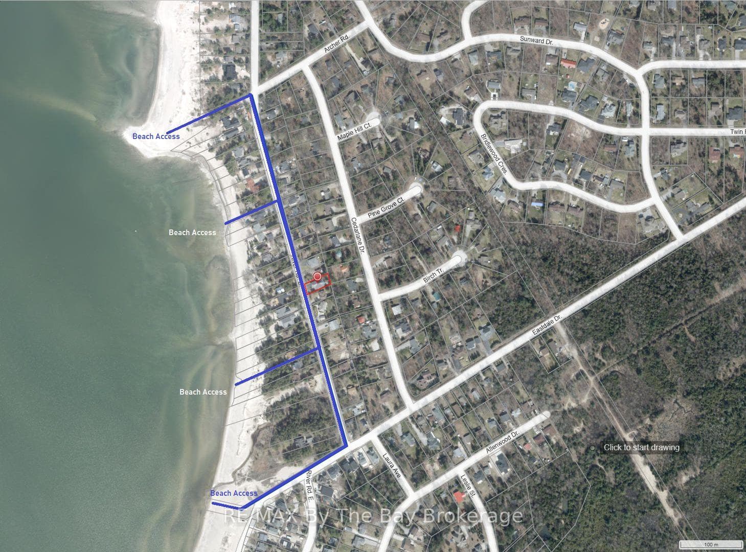 Public Beach Access Points