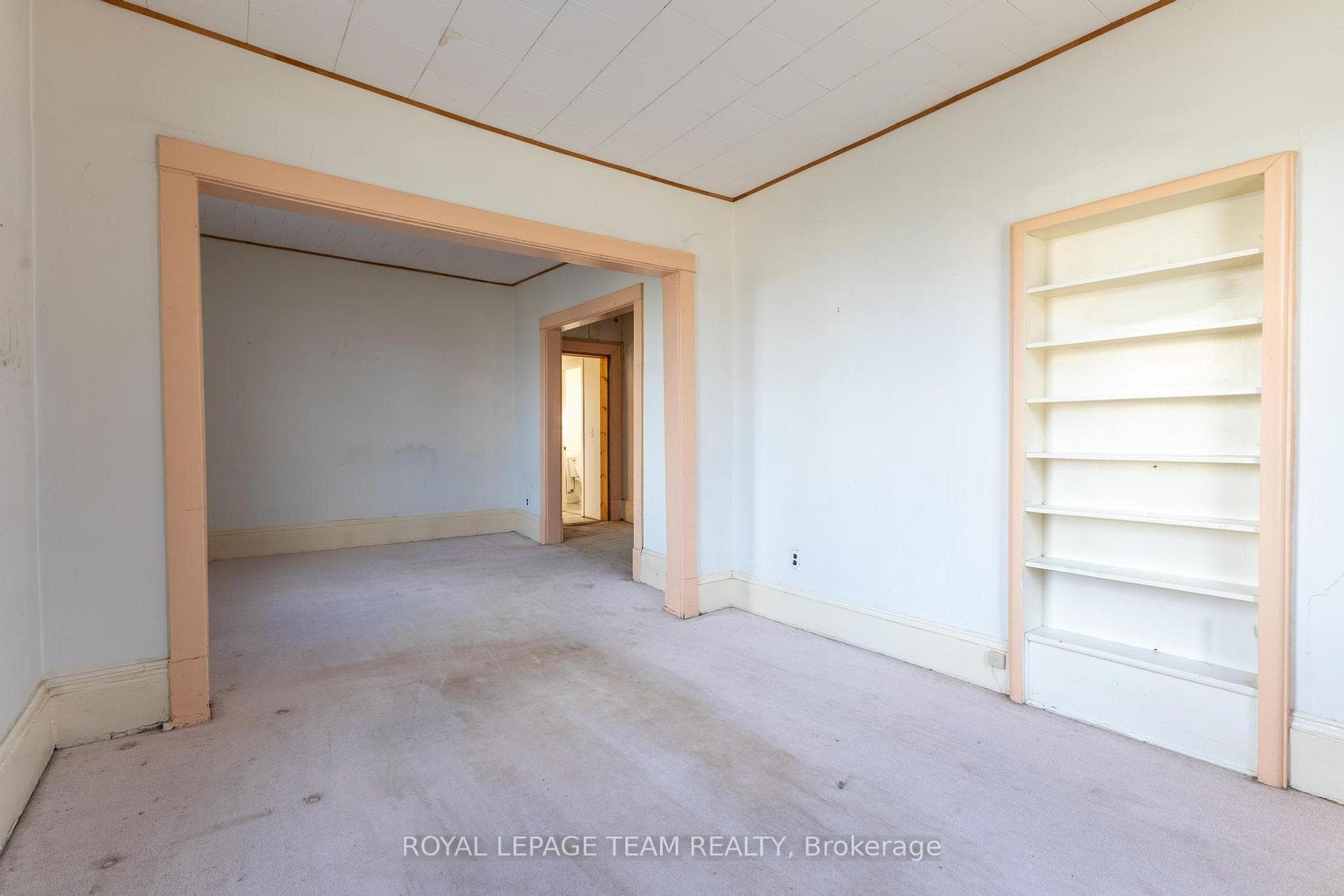 Moldings and built ins add character